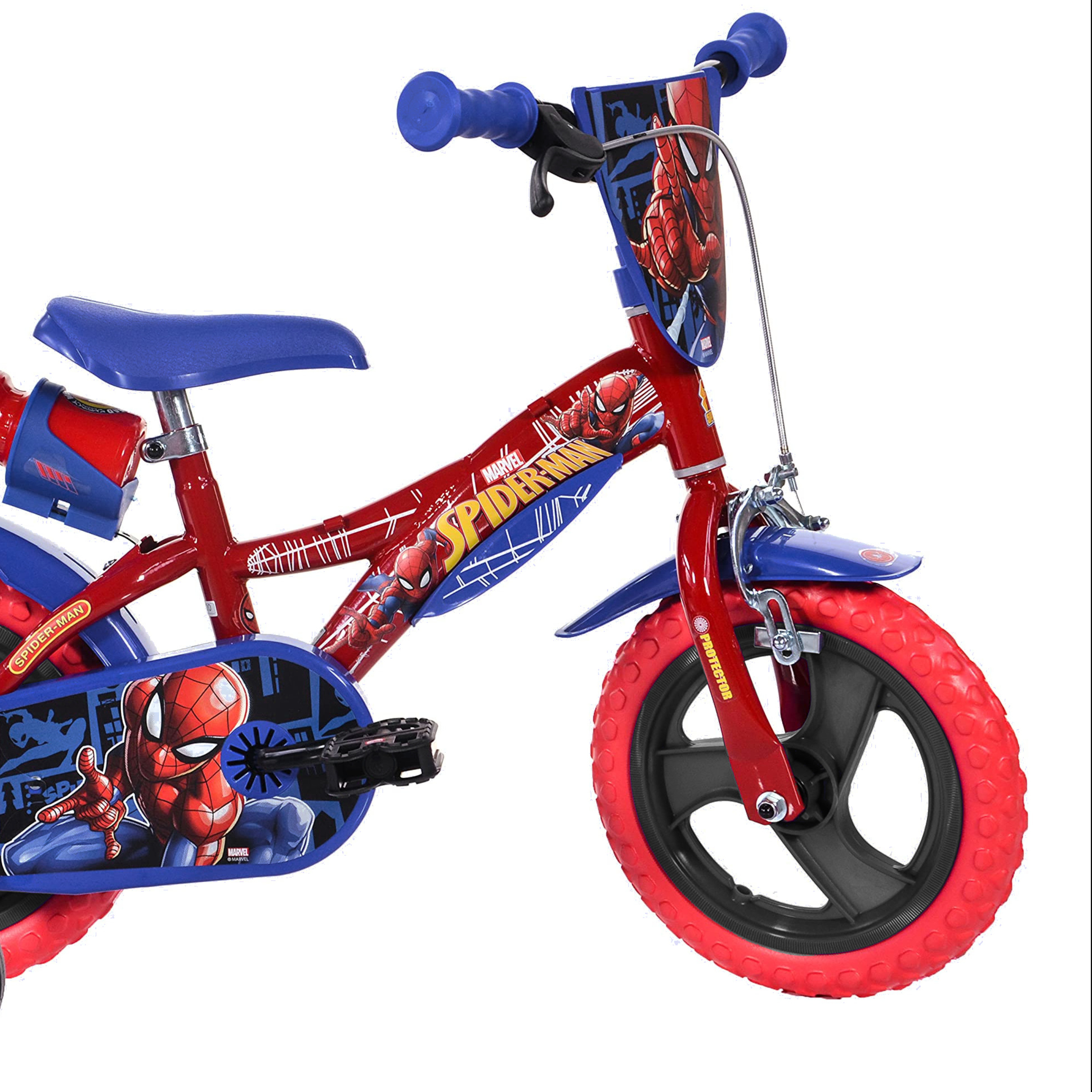 Bicicleta Infantil Spider-man 12 Pulgadas 3-5 Años