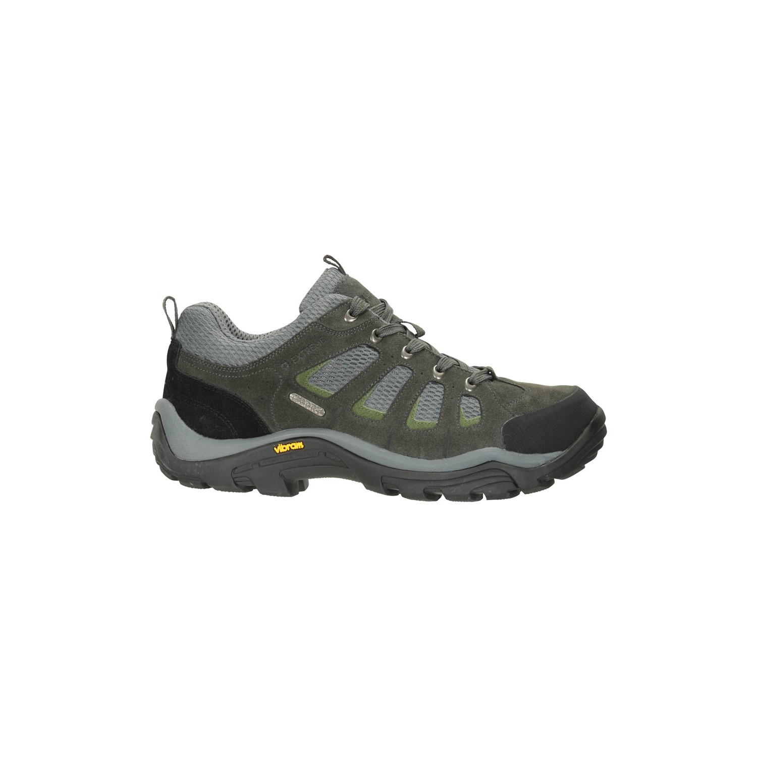 Sapatos De Caminhada De Camurça Impermeáveis Para Homem Mountain Warehouse Field Extreme - gris-verde - 