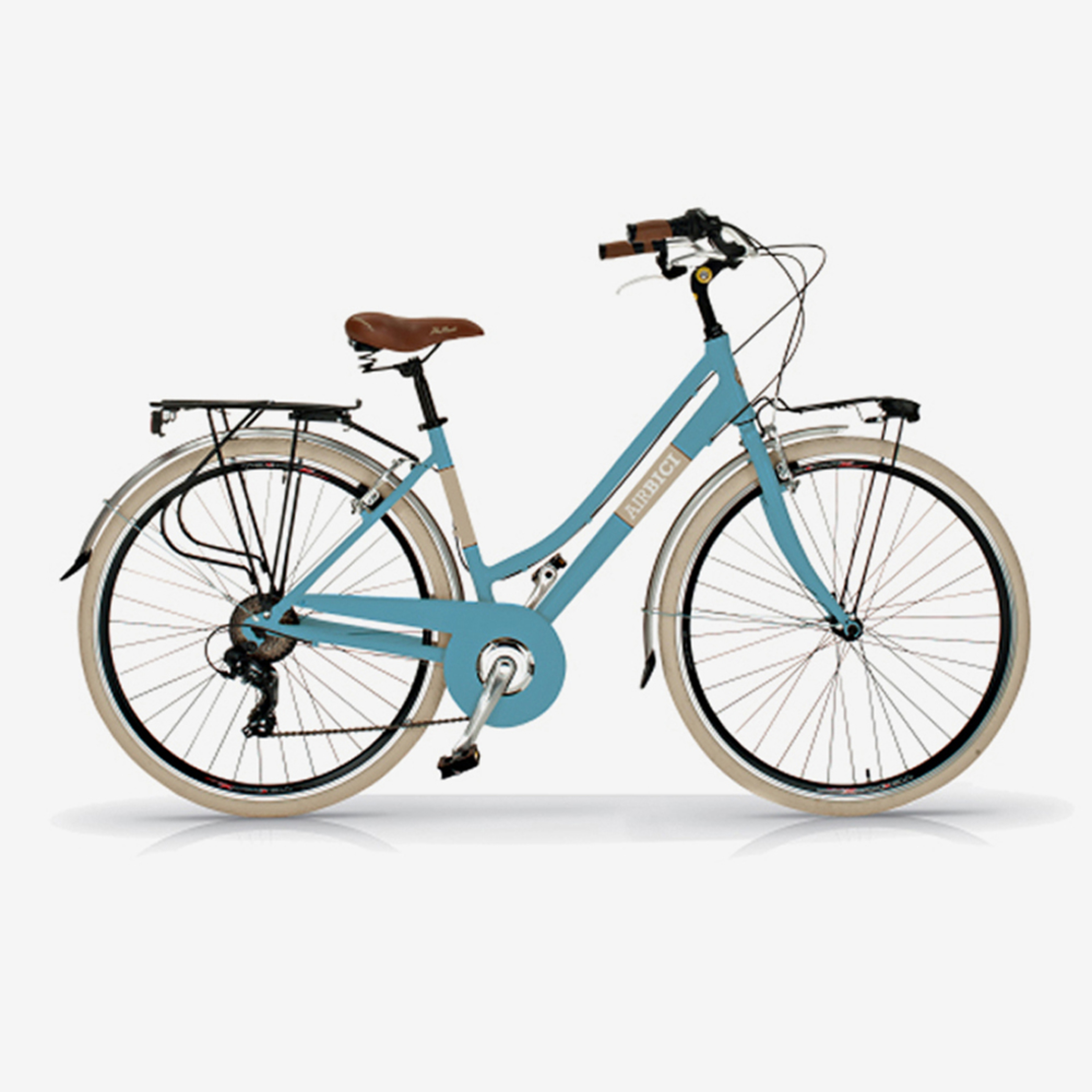 Bicicleta De Ciudad Airbici 605 Elegance - azul-cielo - 