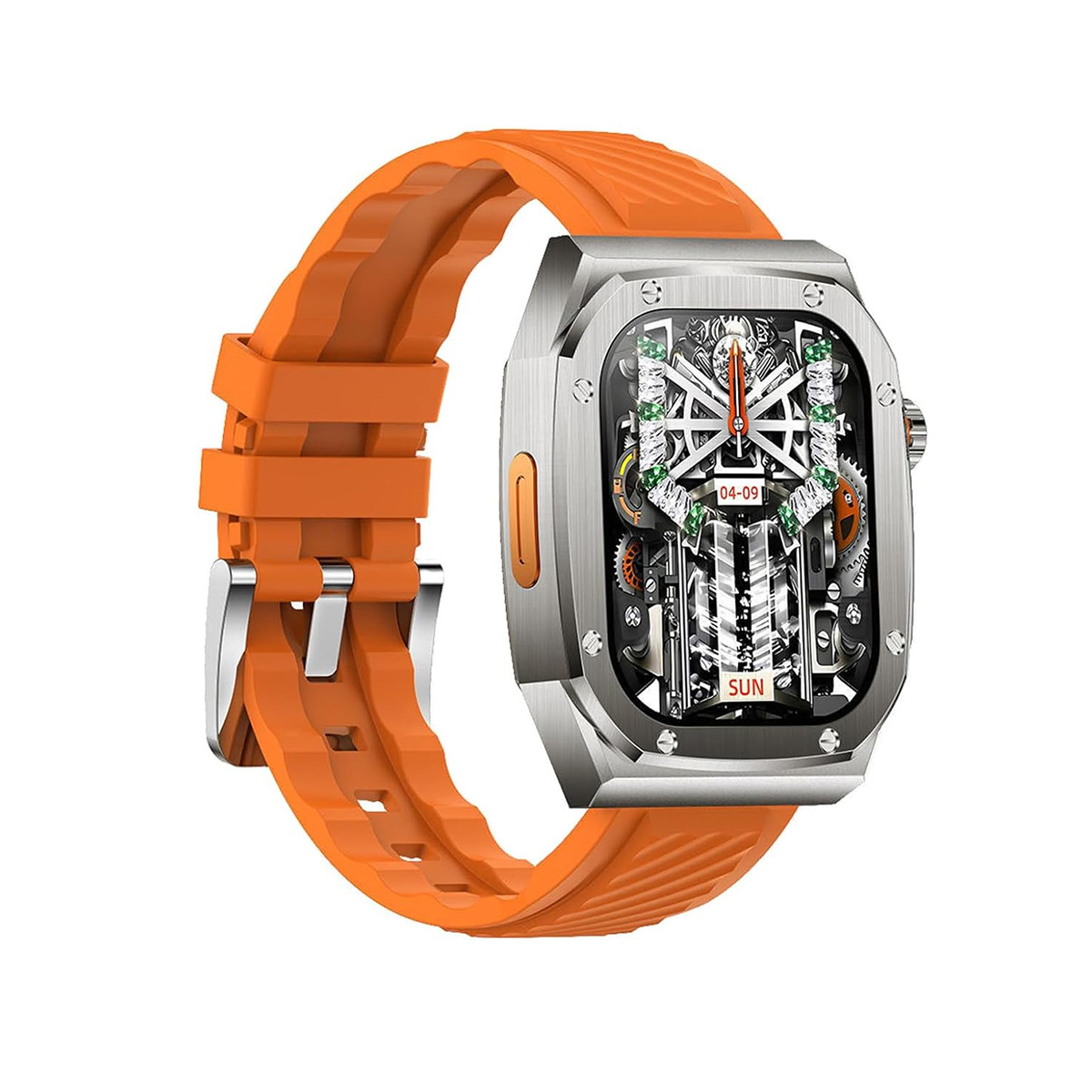 Smartwatch Klack Z79 Max ,con Pantalla Hd Ultra De 2.1 Pulgadas, 100 Modos Deportivos - naranja - 