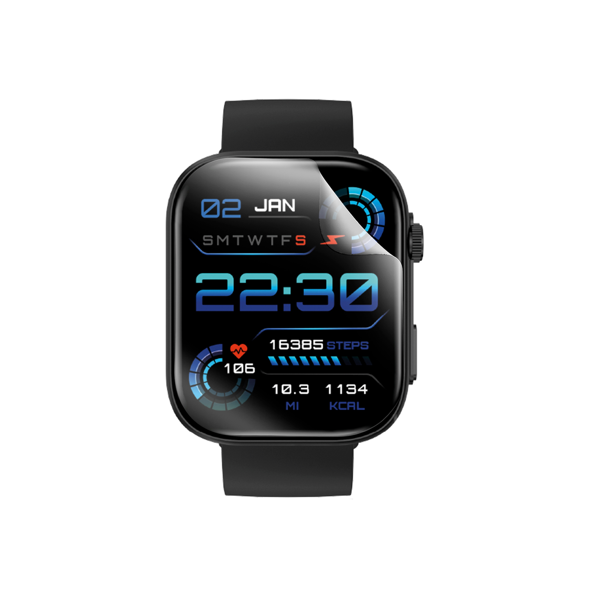 2 Protectores Smartwatch Para Contact Istyle - transparente - 