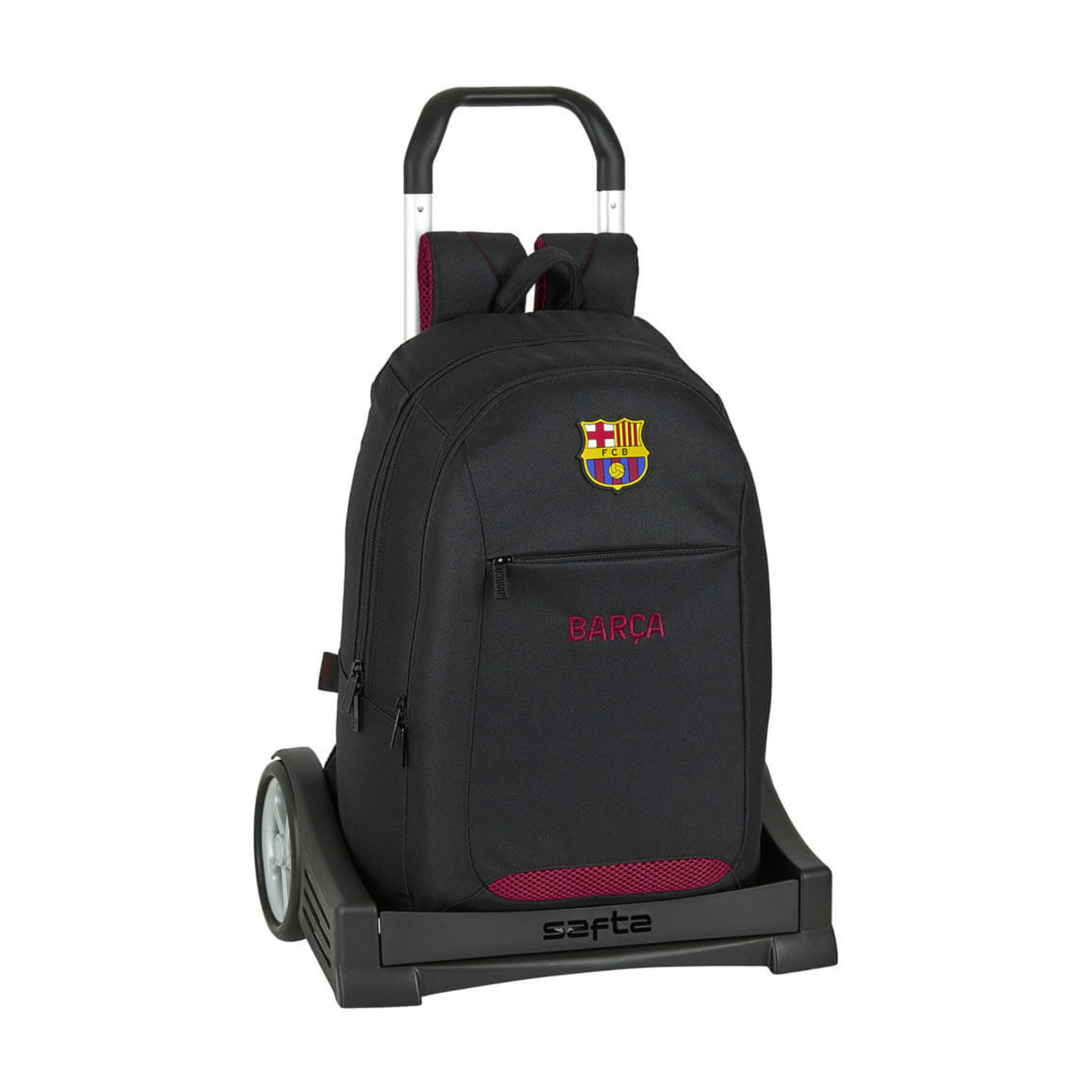 Mochila Fc Barcelona Layers Doble Con Carro Evolution