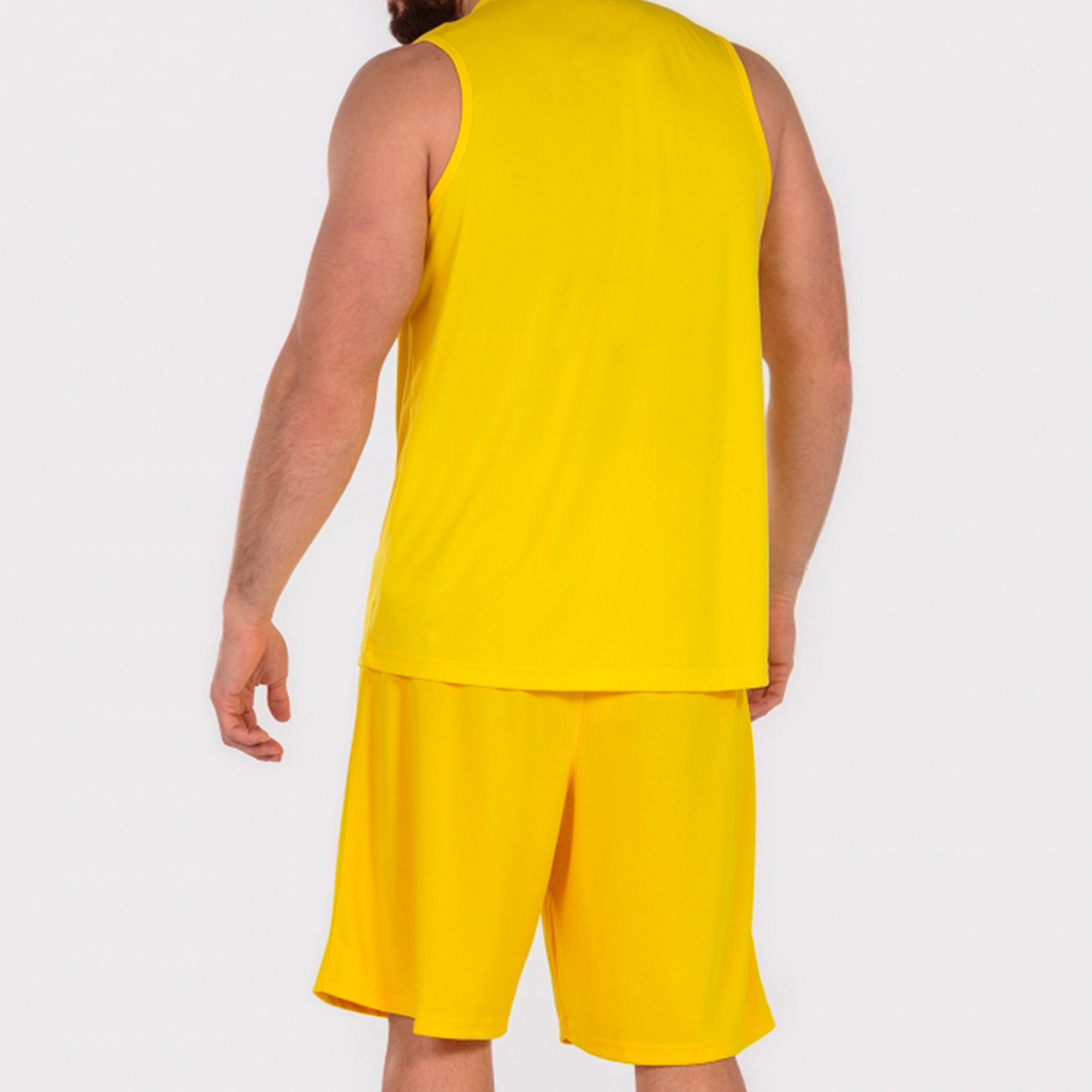 T-shirt De Alça Joma Combi Basket Amarelo