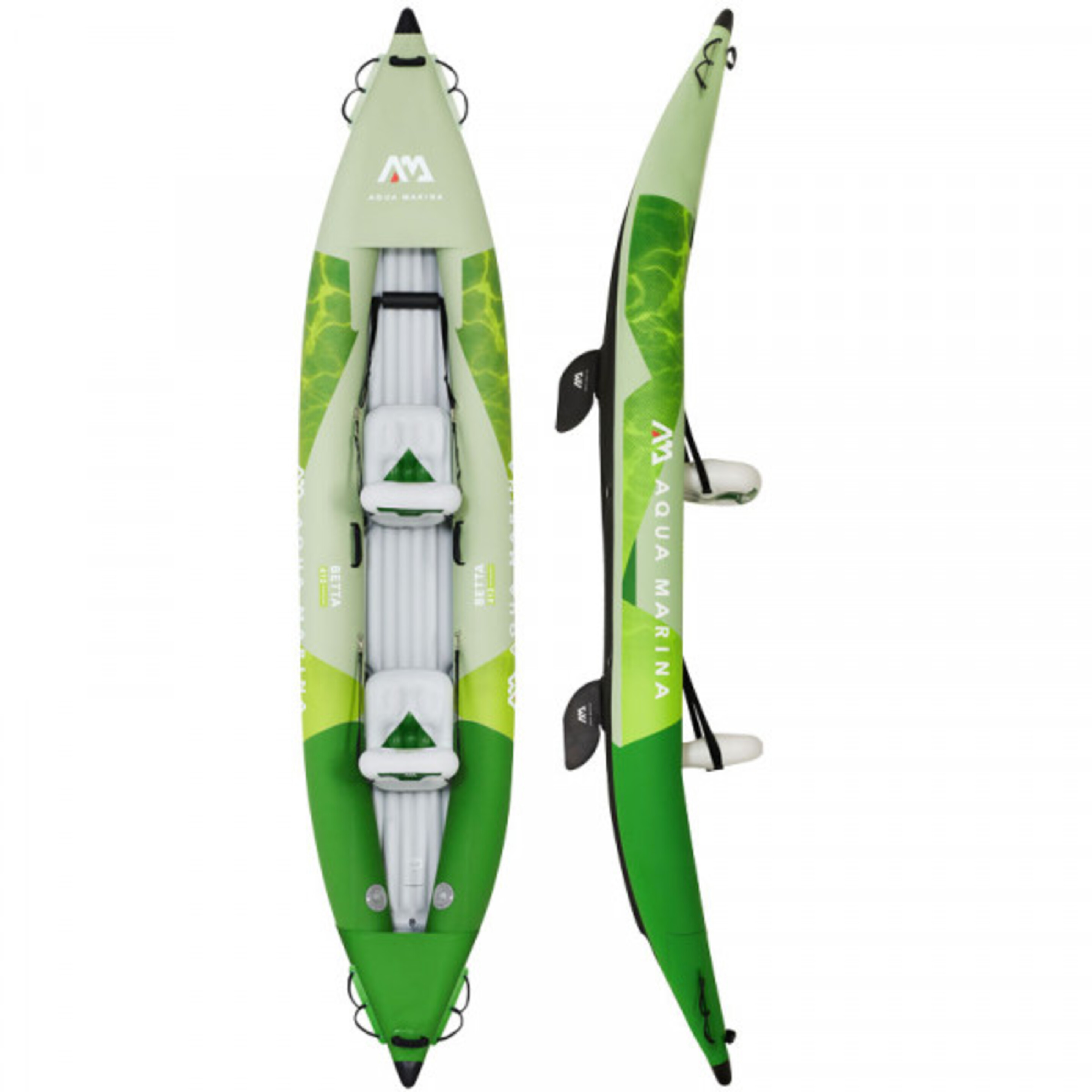 Kayak Hinchable Betta 412 - verde-gris - 