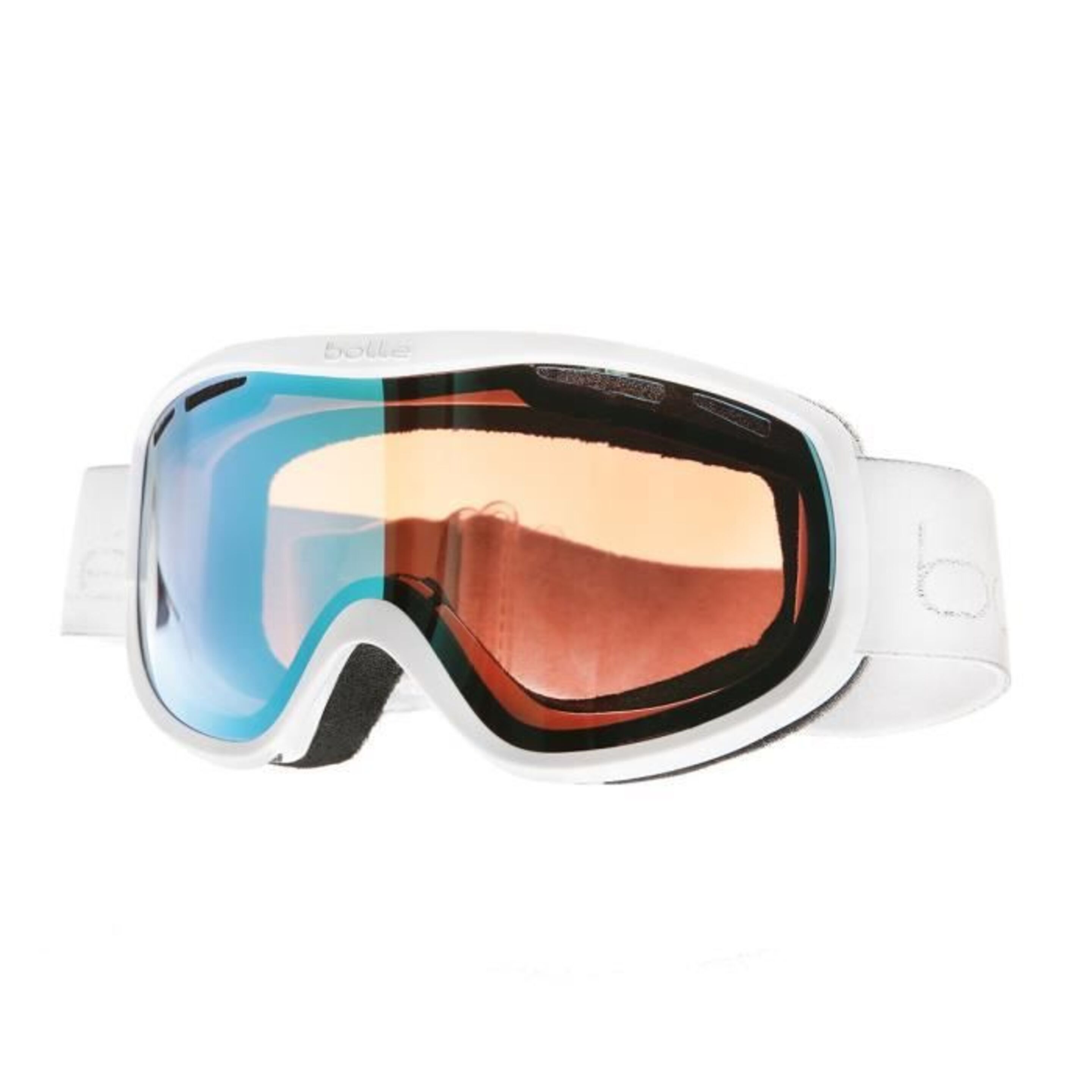 Gafas De Esquí Bolle Modelo Sierra Shiny - Blanco/Gris  MKP