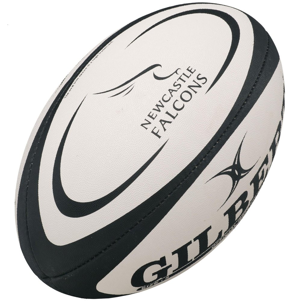 Balón Rugby Gilbert Newcastle Falcons - blanco - 