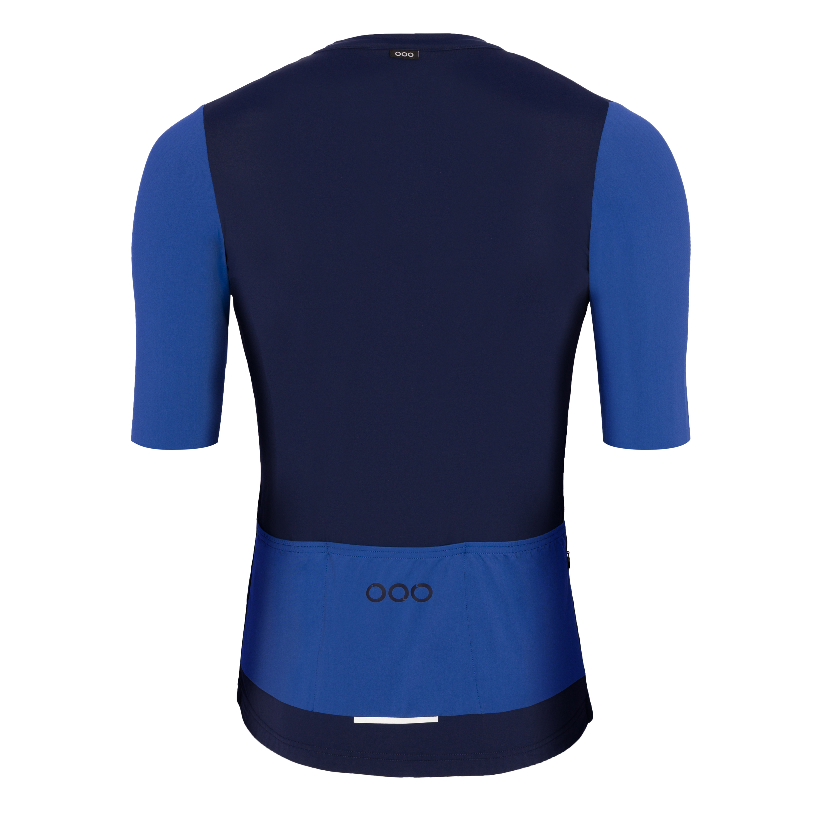 Maillot De Ciclismo Ecoon Domancy - Azul Claro/Azul Oscuro - Ecoproducto Reciclado Y Reciclable  MKP