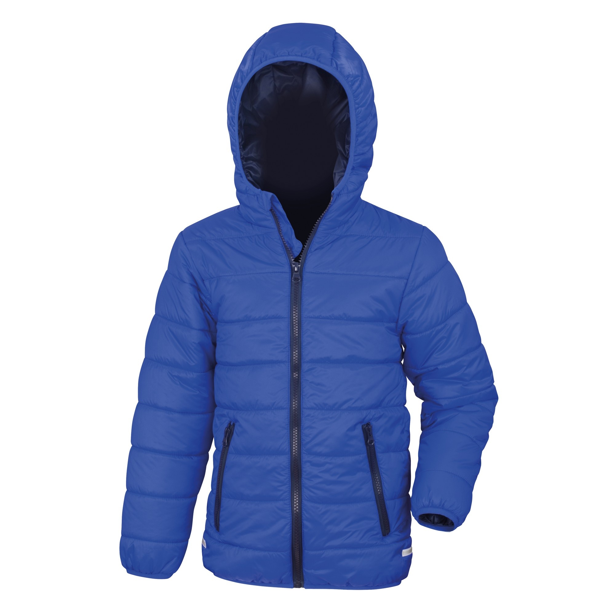 Core Childrens/kids Júnior Padded Showerproof & Windproof Jacket Result - azul - 