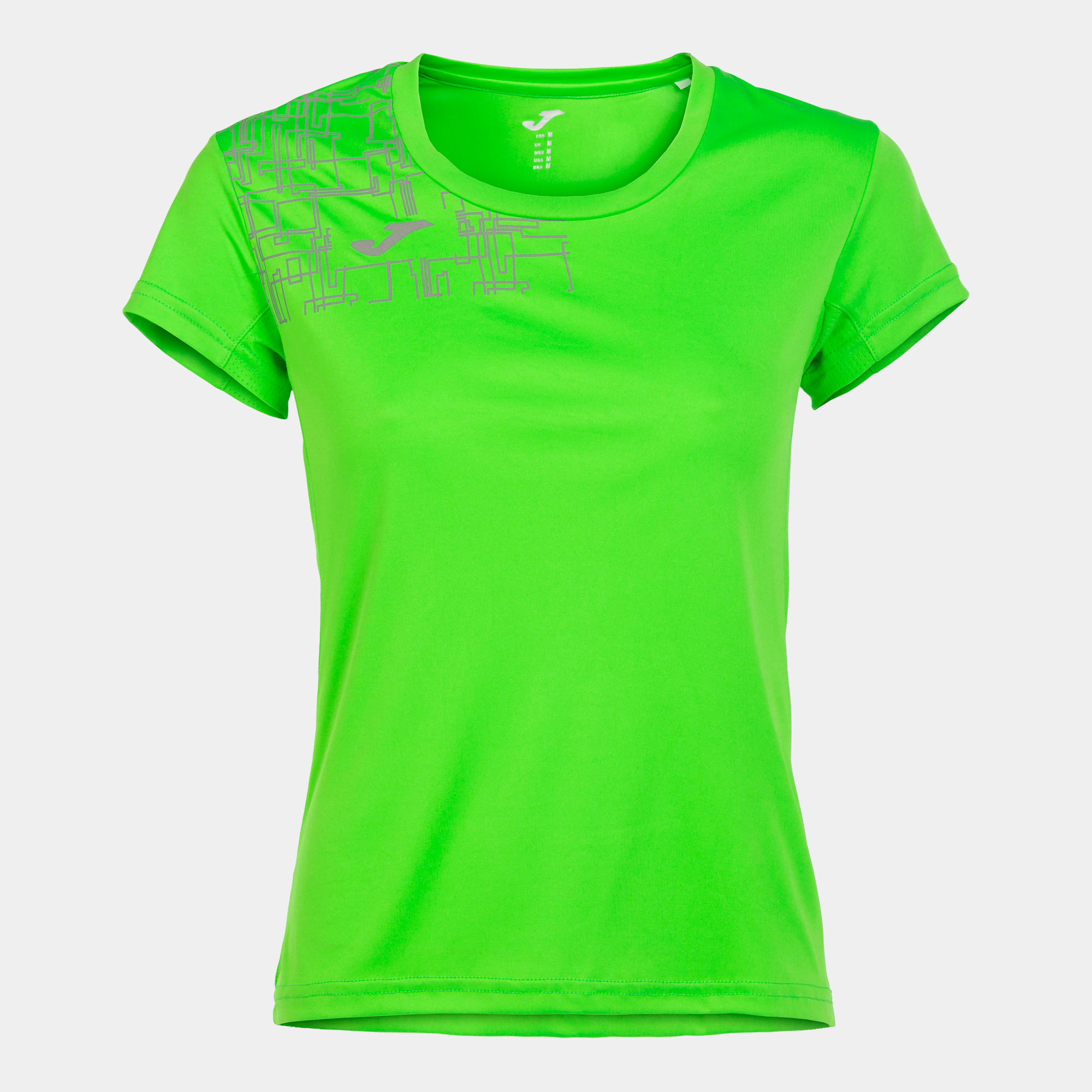 T-shirt Manga Curta Joma Elite Viii Verde Fluorescente