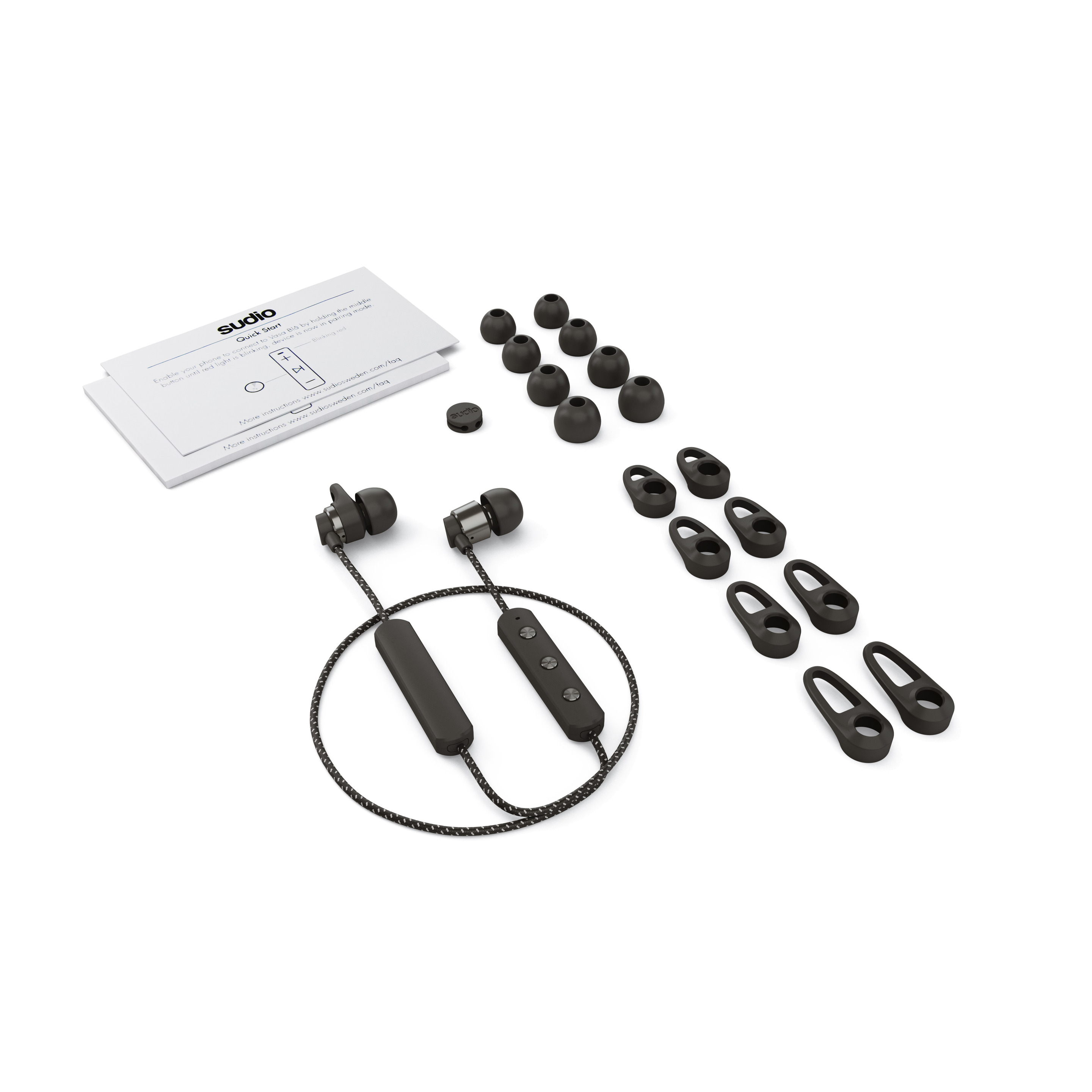 Auriculares Inalámbricos Bluetooth Sudio Tio - Negro - Aurblt  MKP