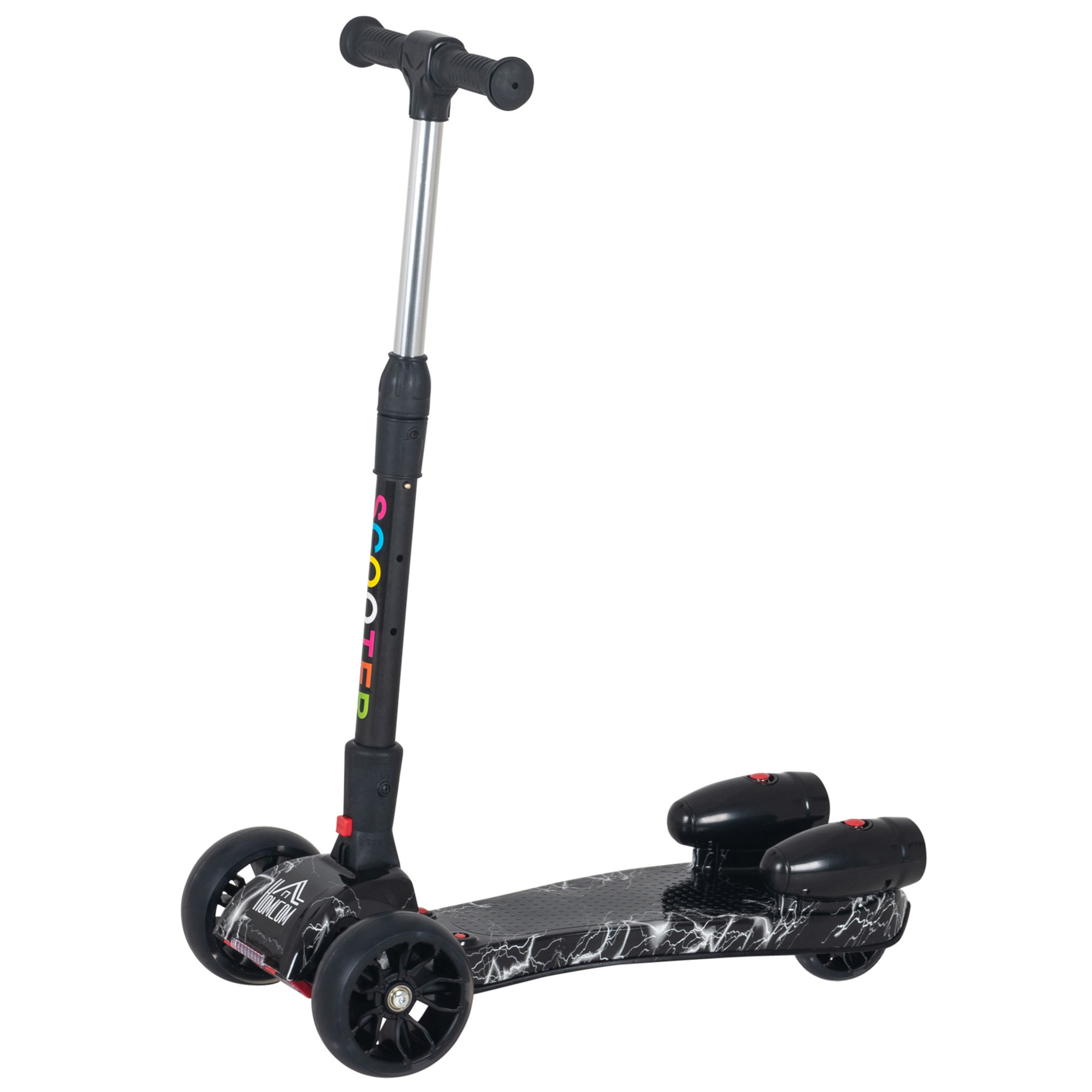 Patinete Para Niños Homcom Plegable Y Ajustable