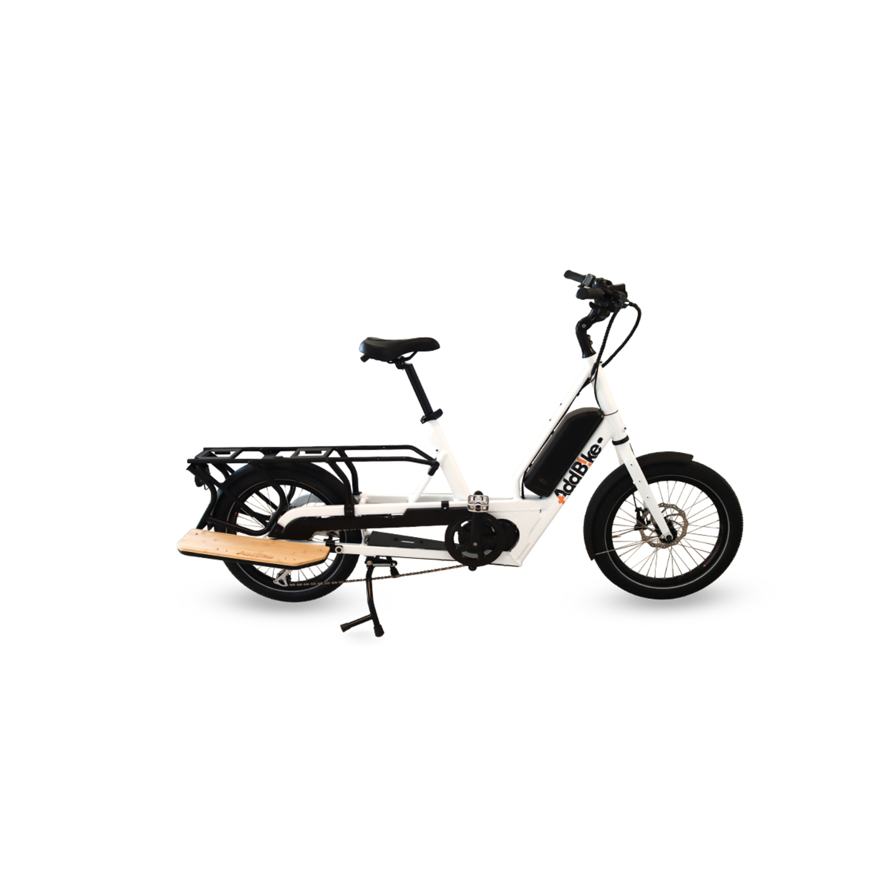 Bicicleta Addbike U-cargo Lite - Branco - Bicicleta Elétrica de Carga | Sport Zone MKP