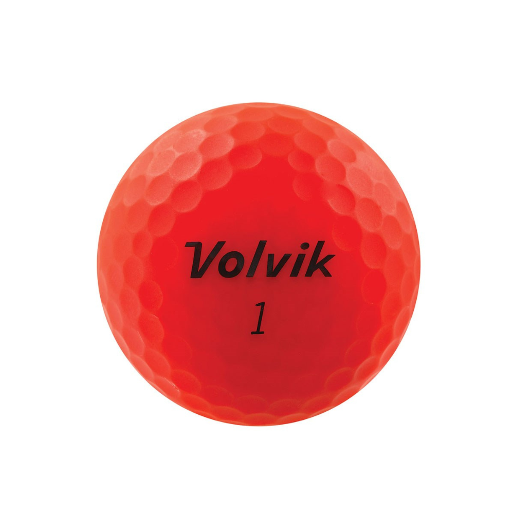 Pelotas Golf Volvik Vivid X12 - rojo - 
