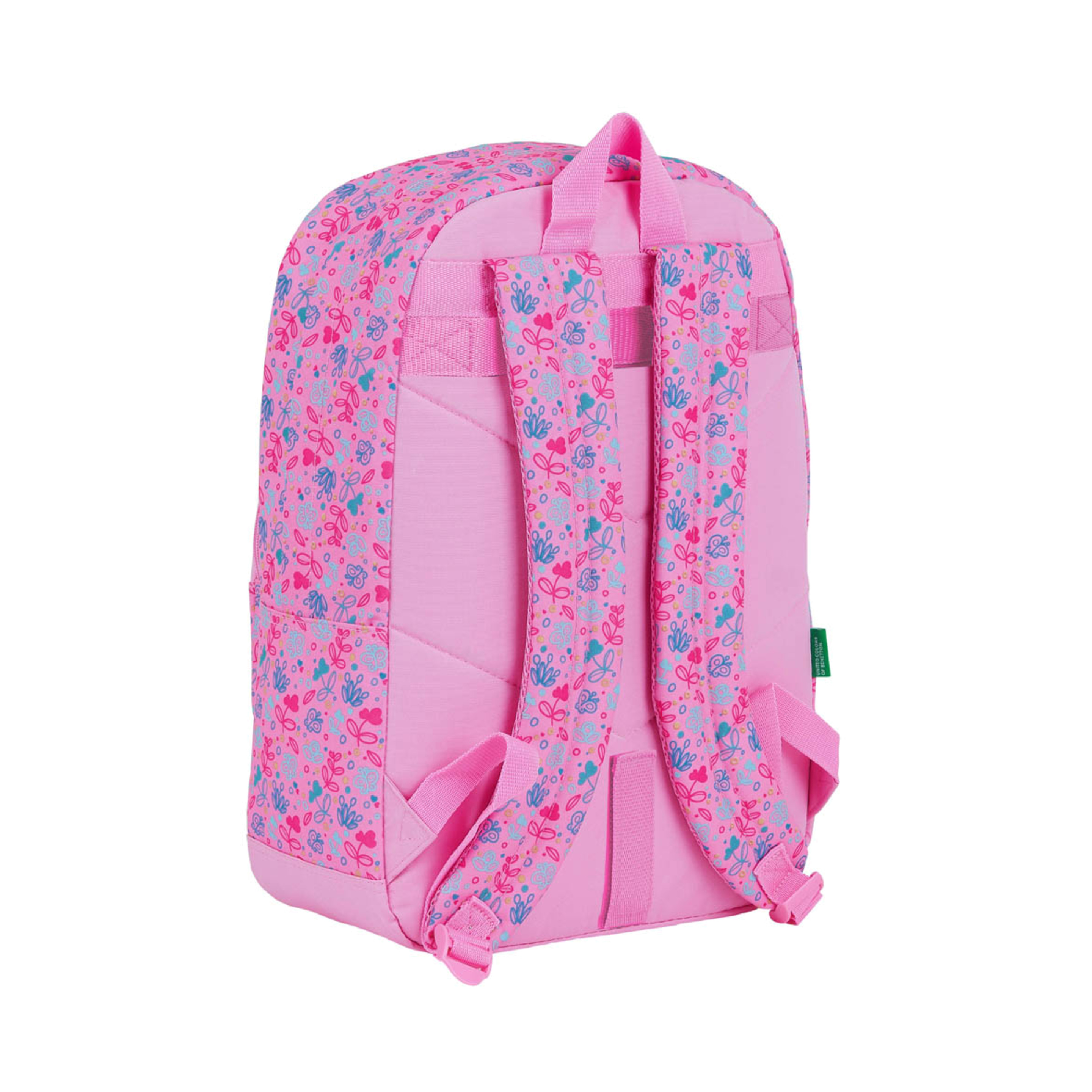 Mochila Benetton Butterflies Adaptable