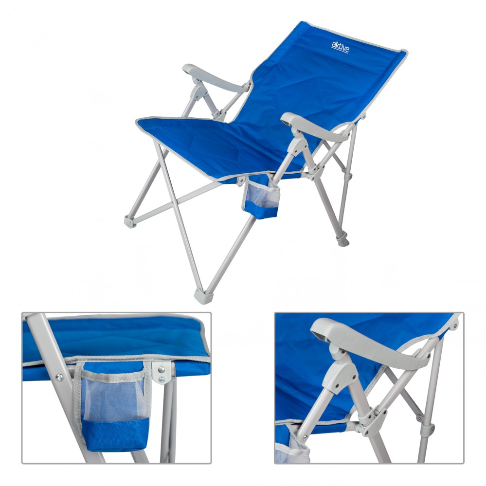 Silla Plegable Para Camping 3 Posiciones Aktive