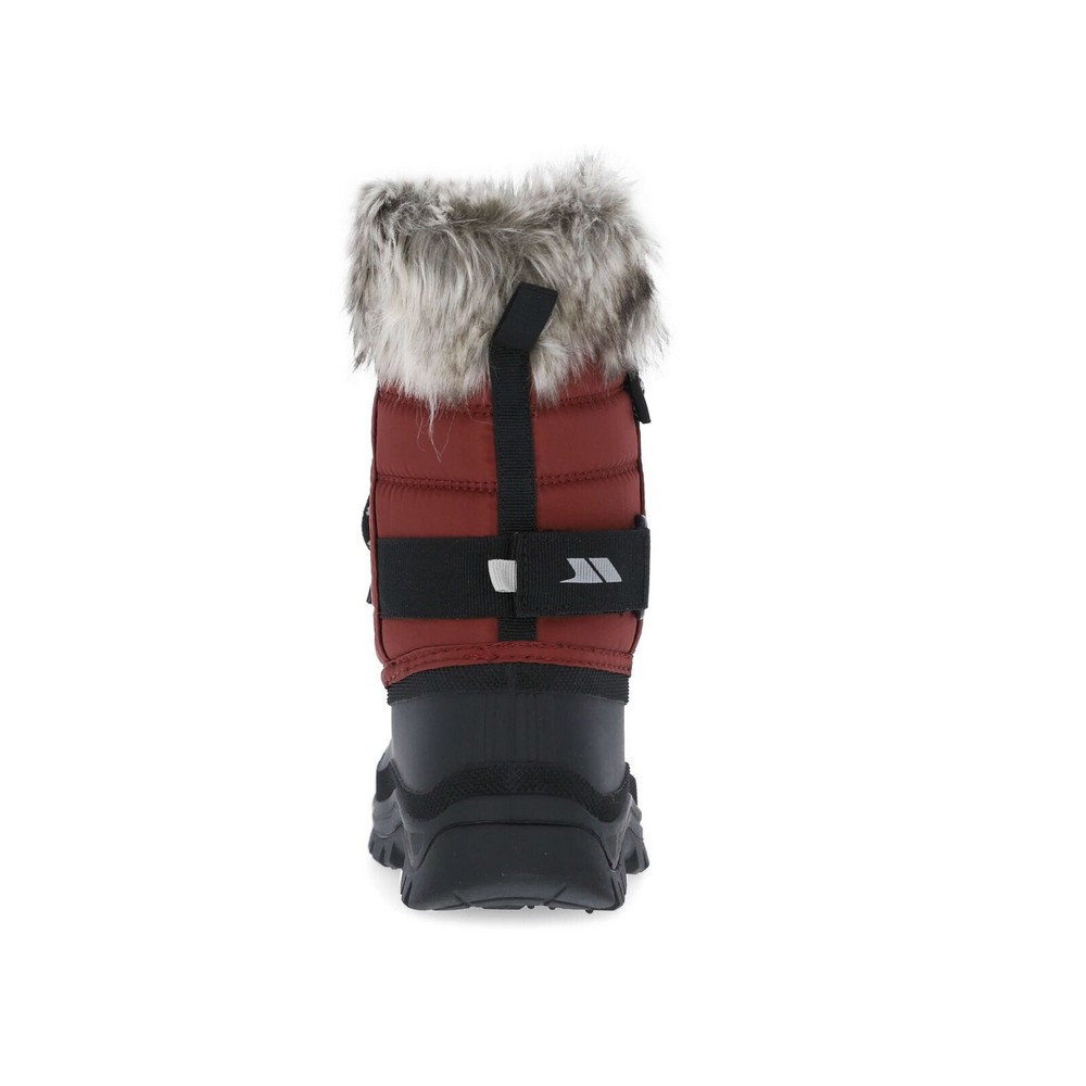 Unisex Kids Faux Fur Snow Boots Trespass Lanche