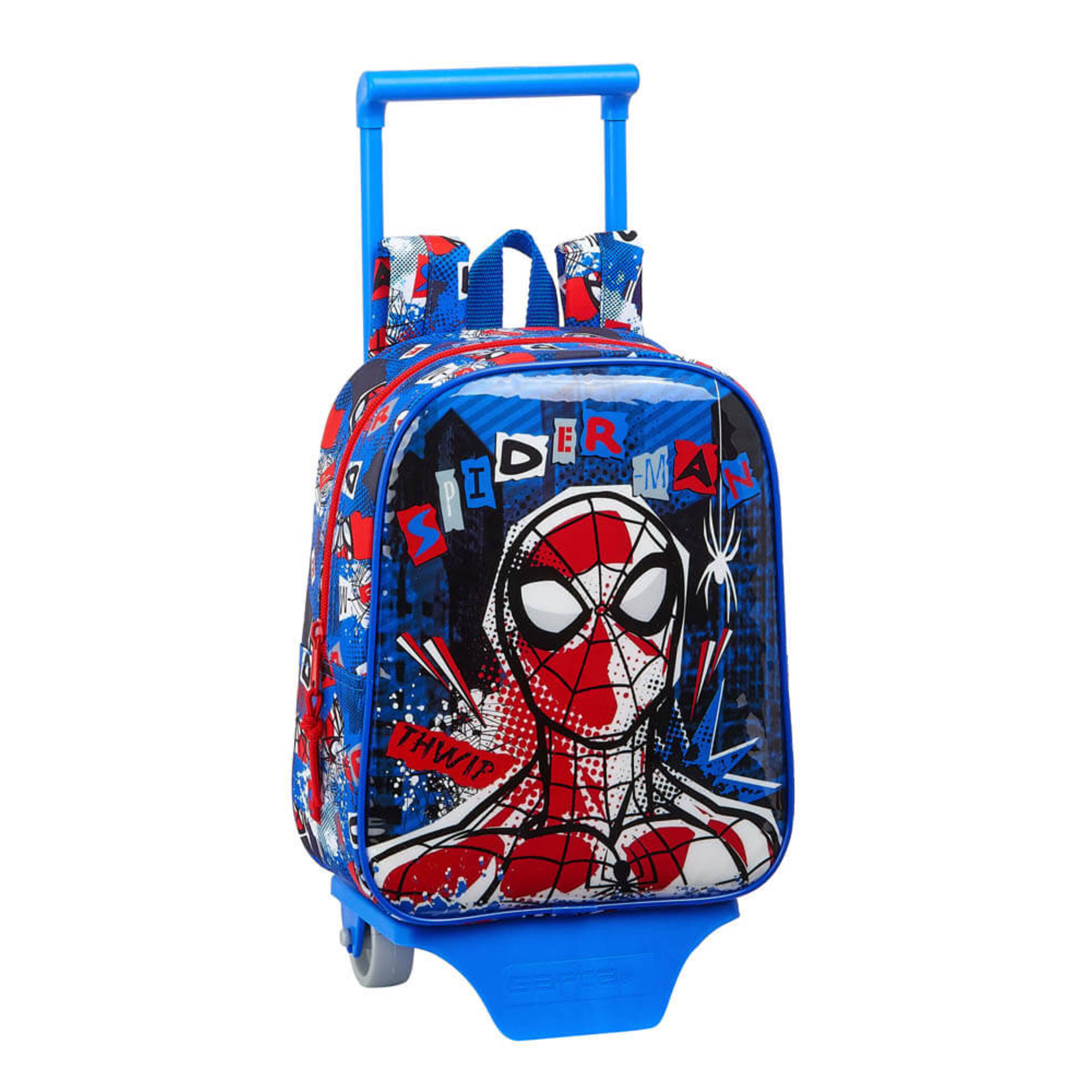 Mochila Spiderman Guardería Con Carro