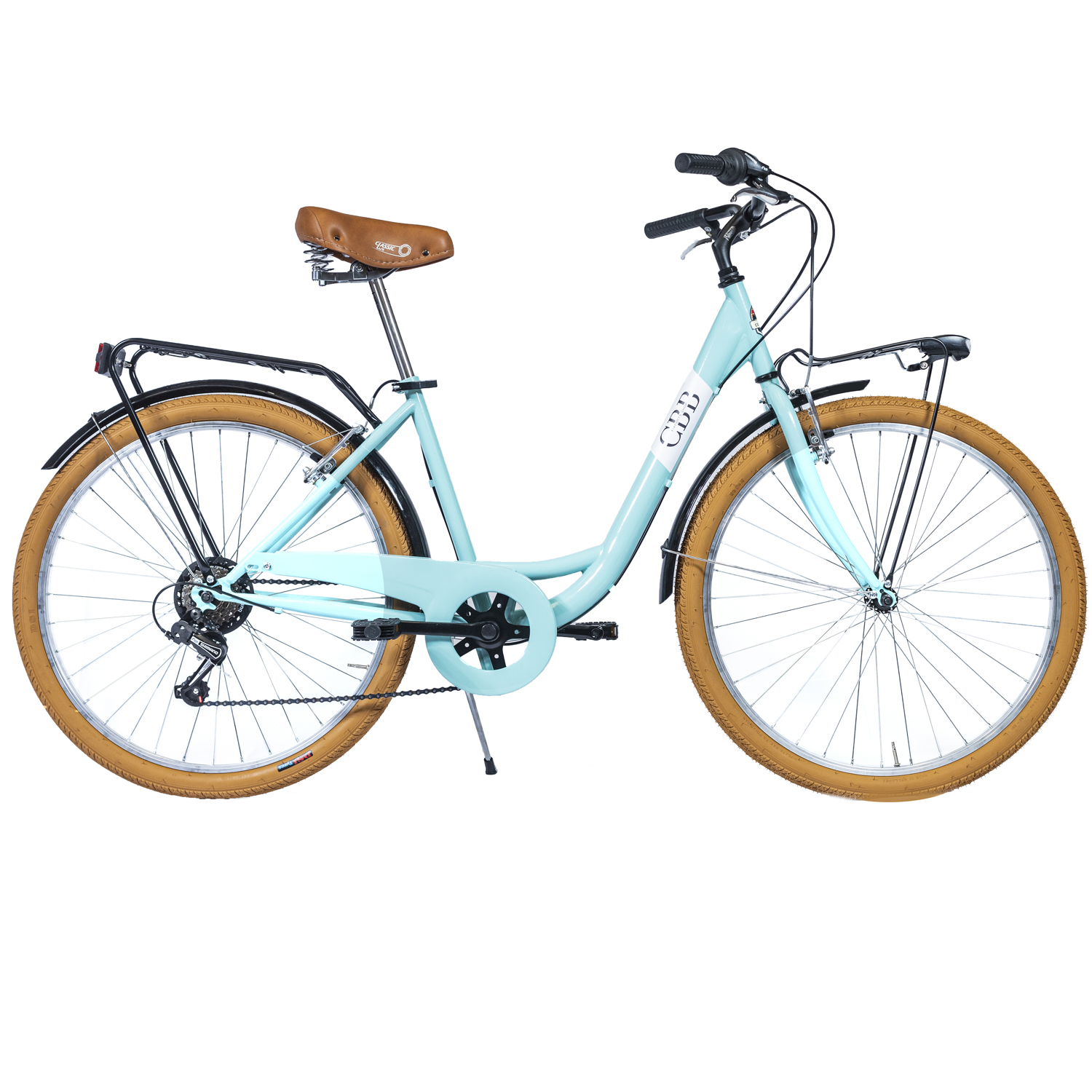 Bicicleta De Paseo Vintage City Gabriella 26 Pulgadas - azul-aqua - 
