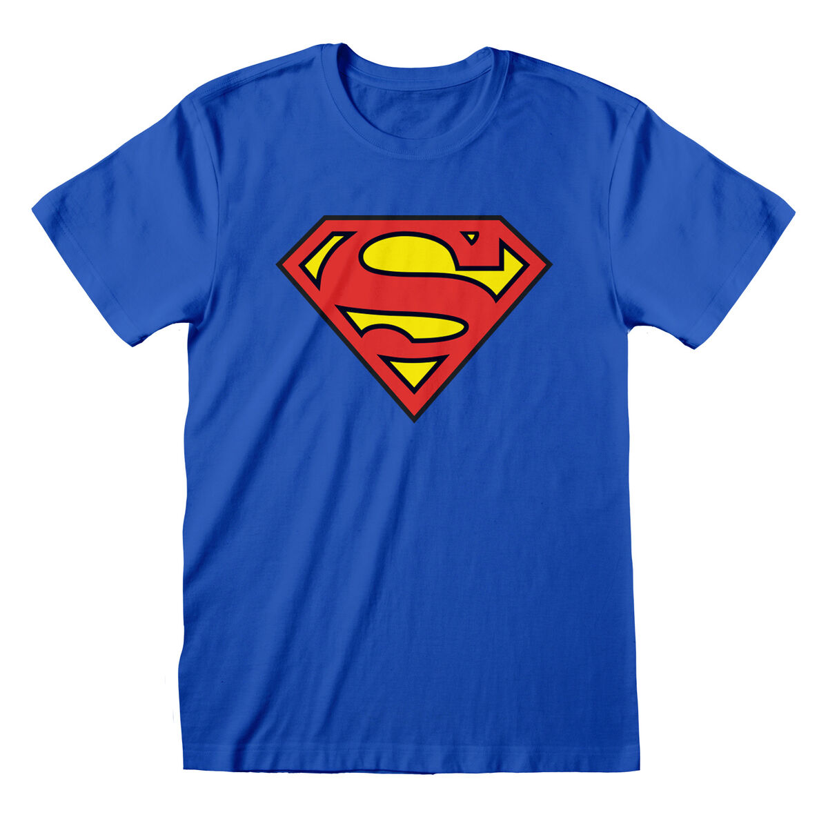 Camiseta De Manga Corta Superman Logo - azul - 
