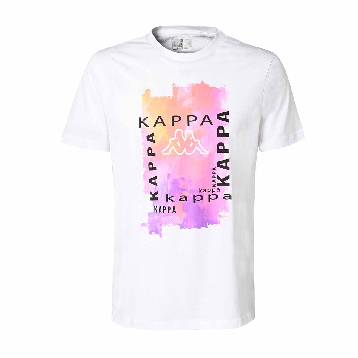 Camiseta Manga Corta Kappa Logo Emiro - blanco - 