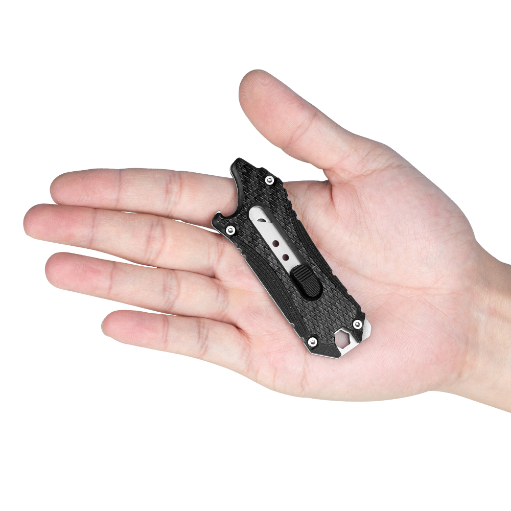 Cutter Otacle 5-en-1 Olight - Negro - Cuchillo Utilitario Edc Compacto  MKP