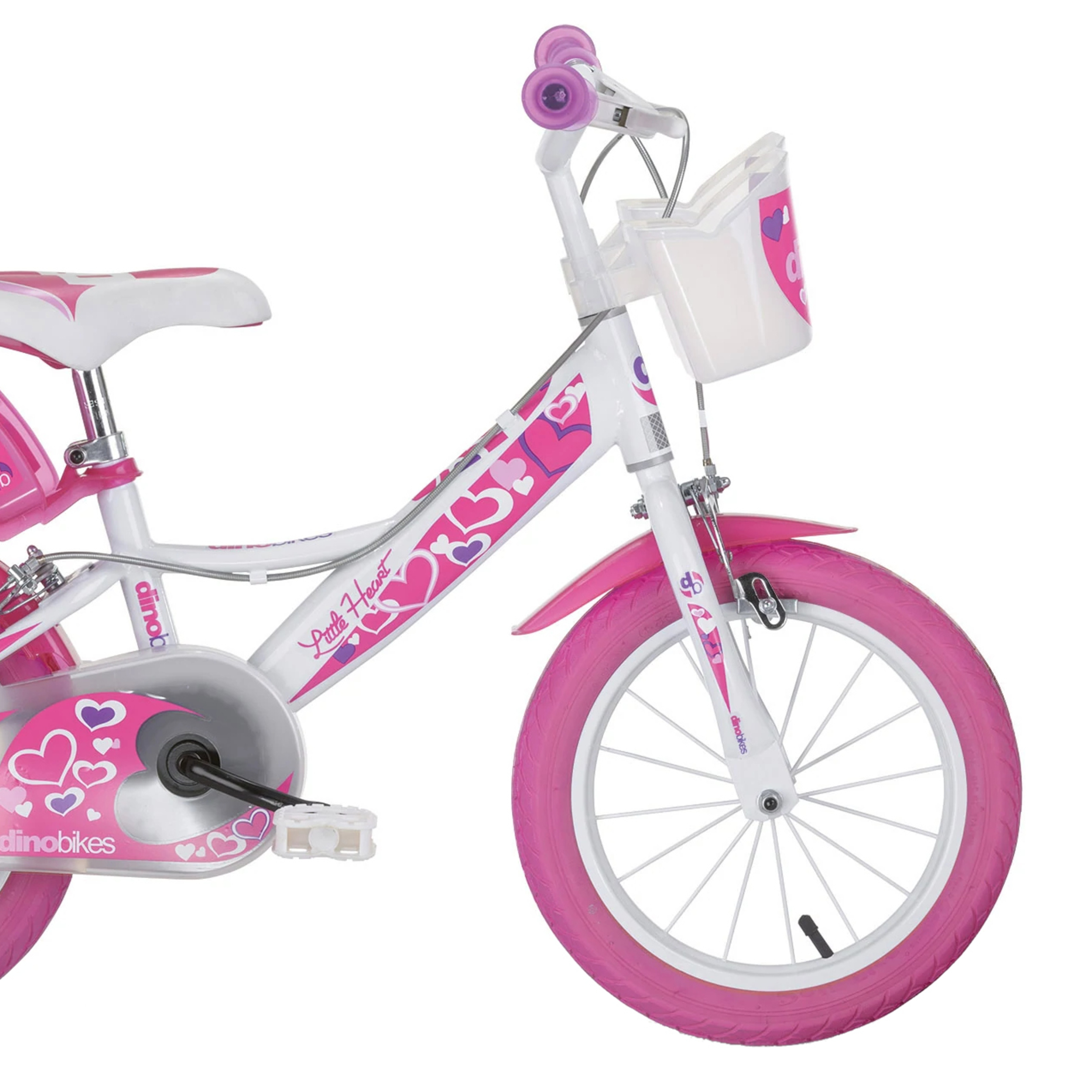 Bicicleta Criança Hearts 16 Polegadas 5-7 Anos