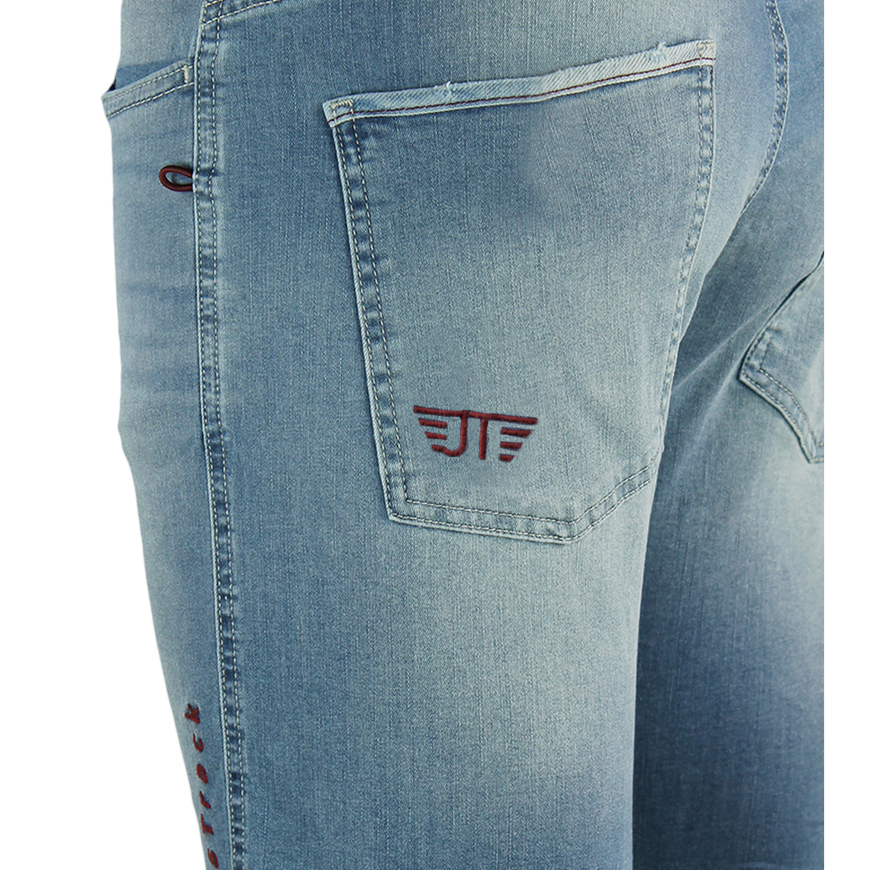 Pantalón Escalada Jeanstrack Turia Br - Gris/Azul - Turia Br Jeans Stone  MKP