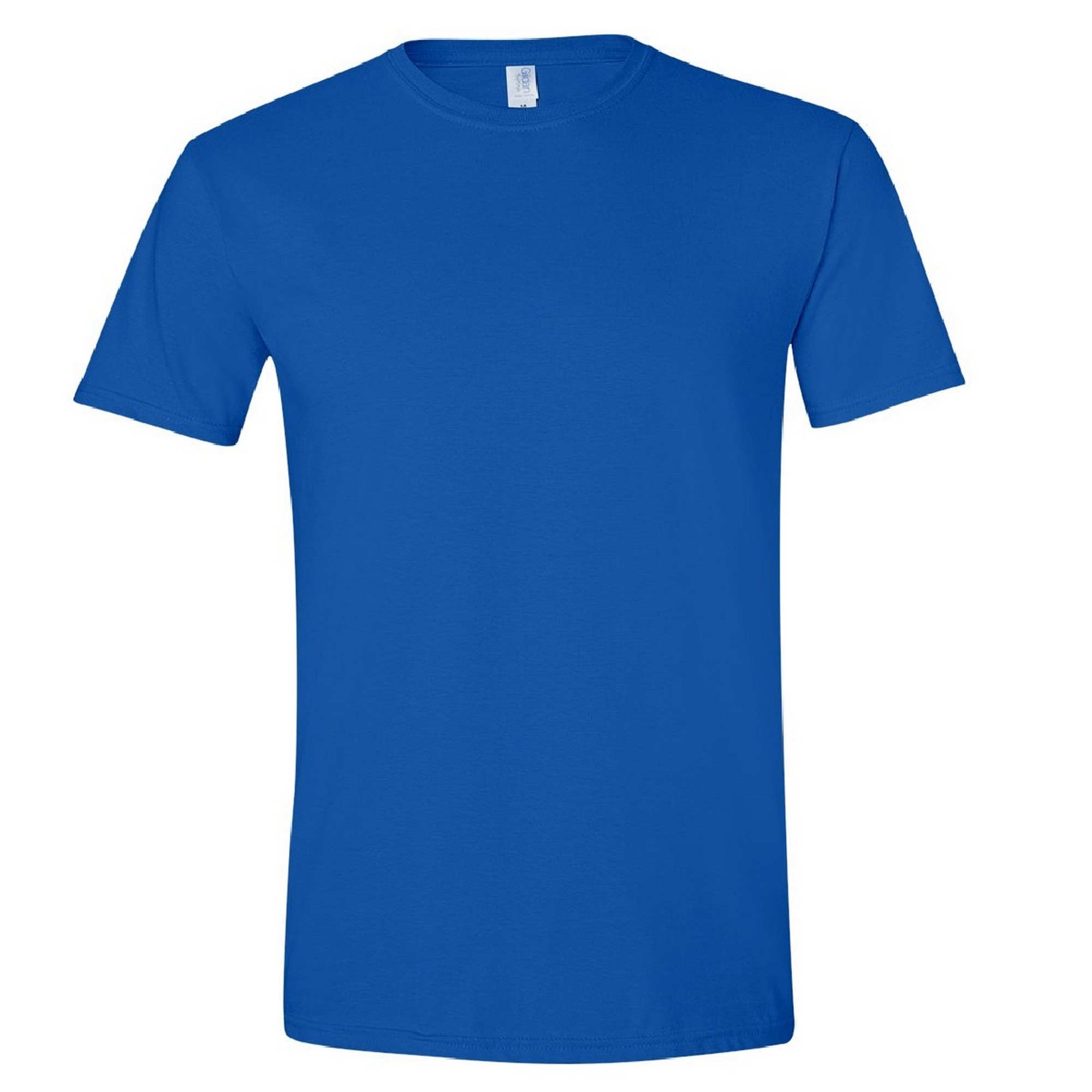 Camiseta De Manga Corta Suave Básica 100% Algodón Gordo Gildan - azul-royal - 