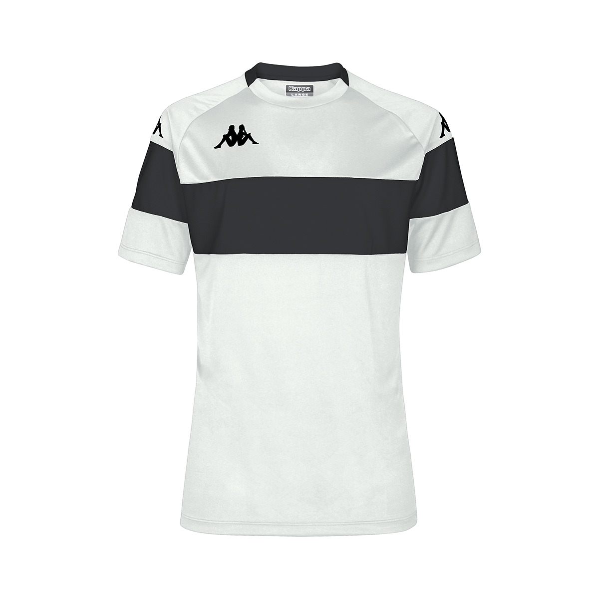 Camiseta Kappa Dareto - blanco-negro - 
