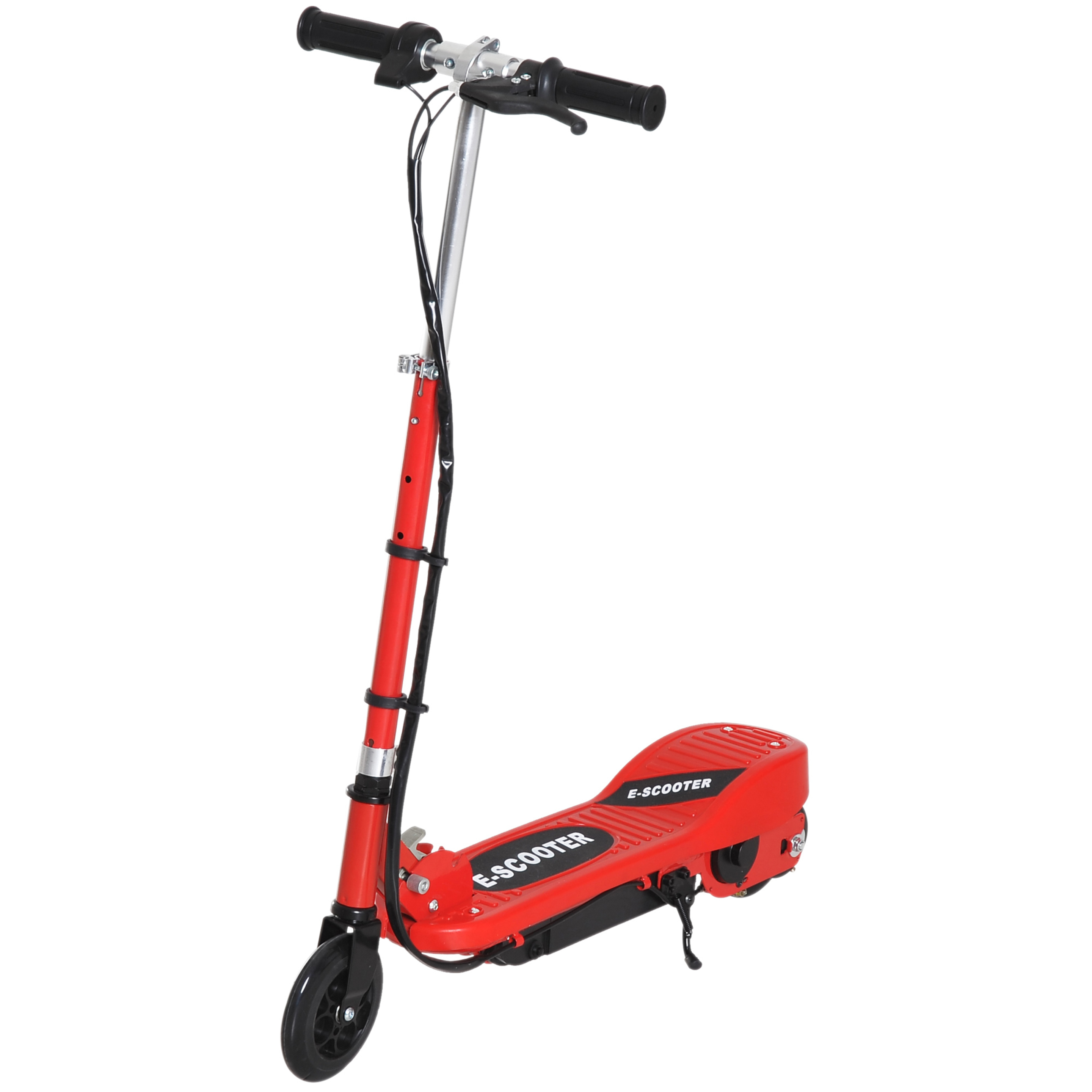 Homcom® Patinete Eléctrico Niño 7-14 Años E-scooter Plegable Manillar Ajustable Carga 50kg Rojo