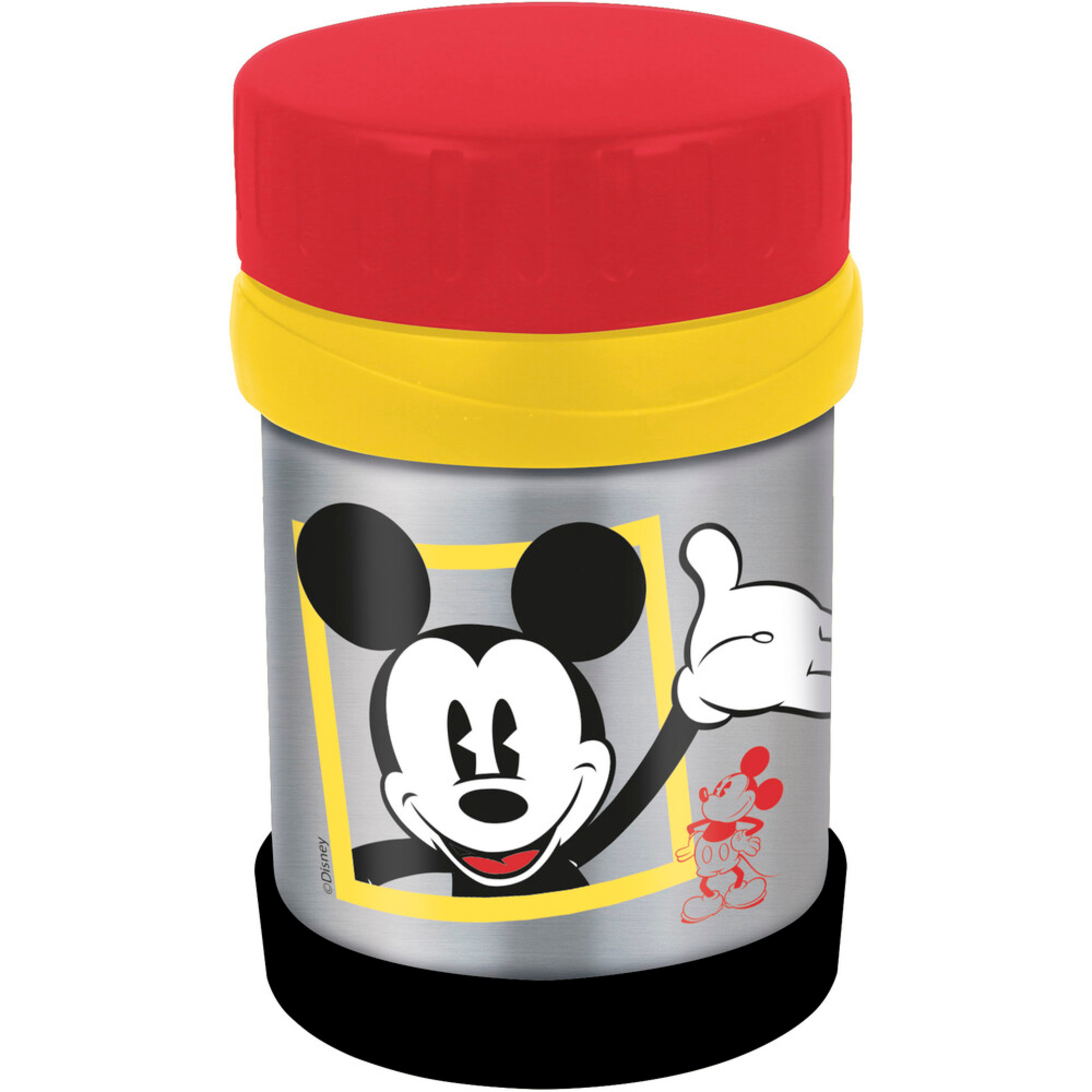 Mickey Mouse De Aço Inoxidável Tupper Com Forma Cilíndrica 430 Ml