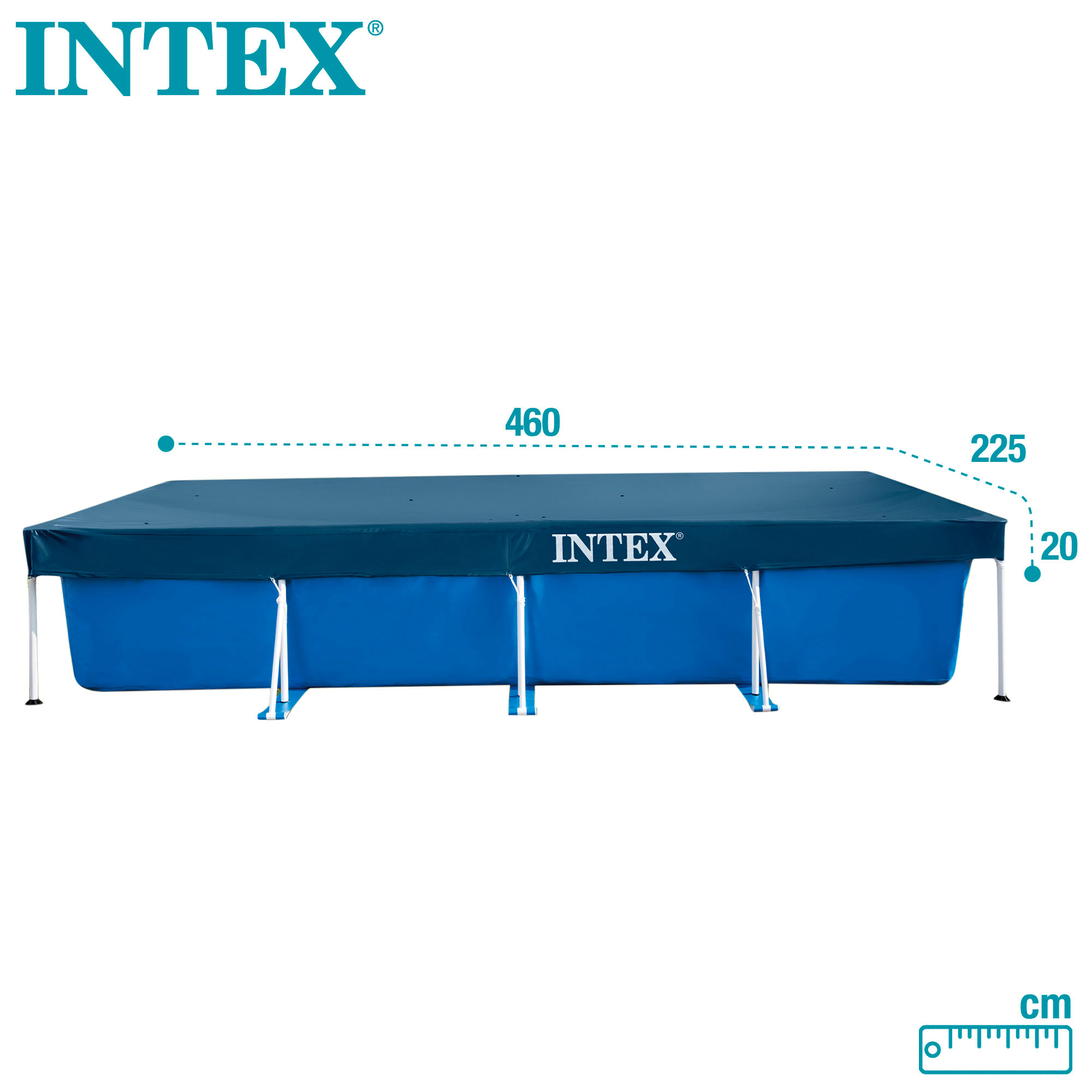 Cobertor Intex Piscina Rectangular 460x226 Cm