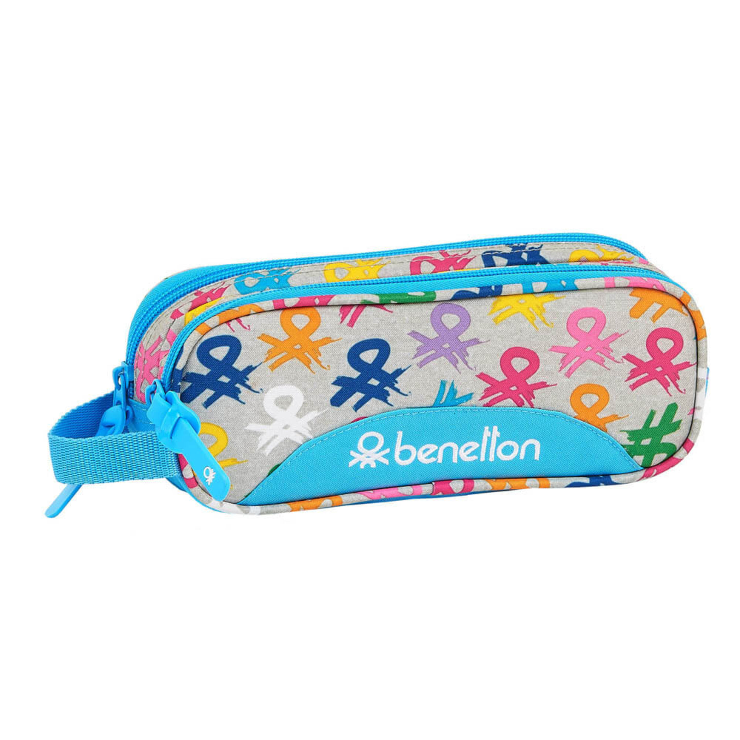 Estuche Benetton Logo Doble