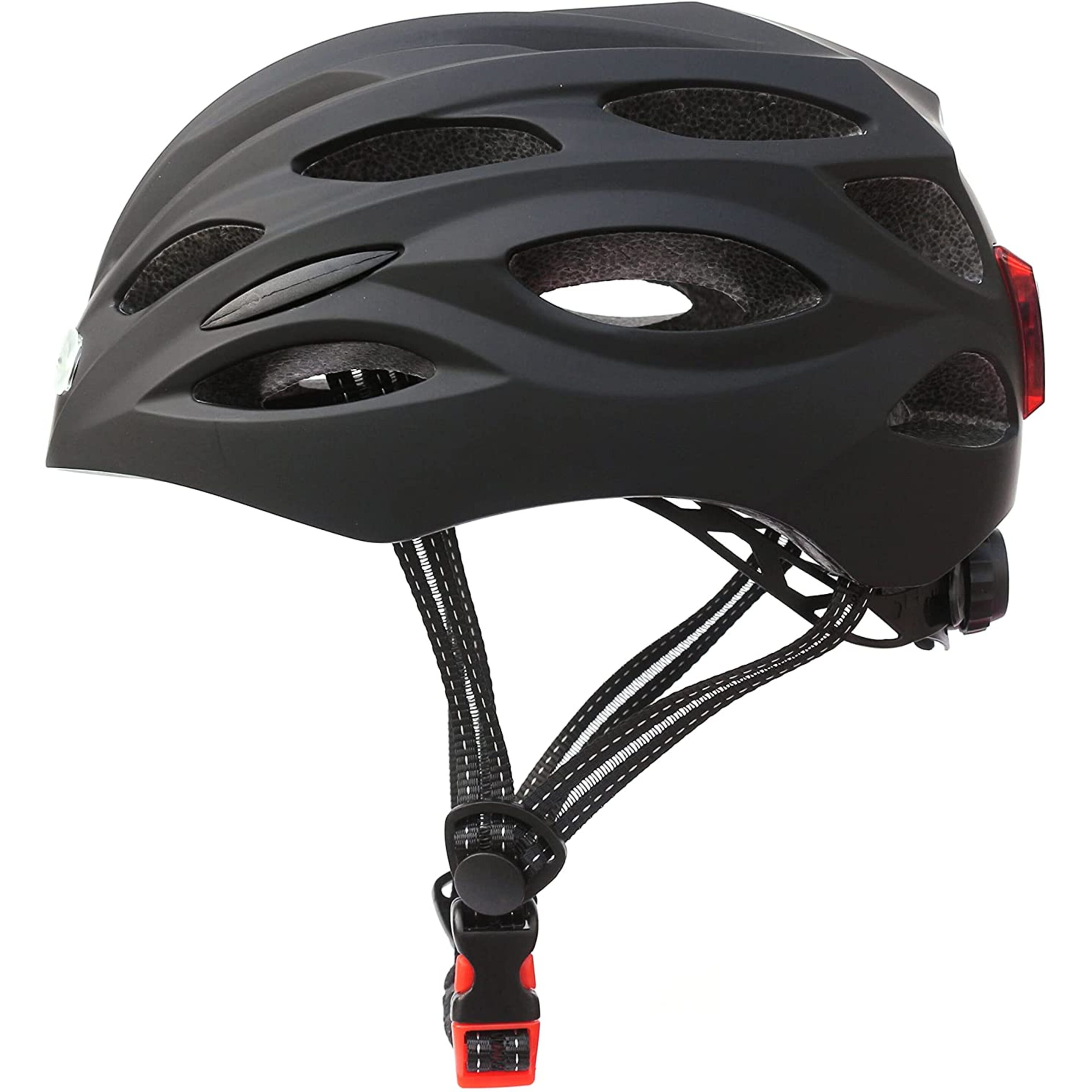 Casco Mtb Youin Con Luces Led Frontal Y Trasera, Con Batería Recargable Por Usb