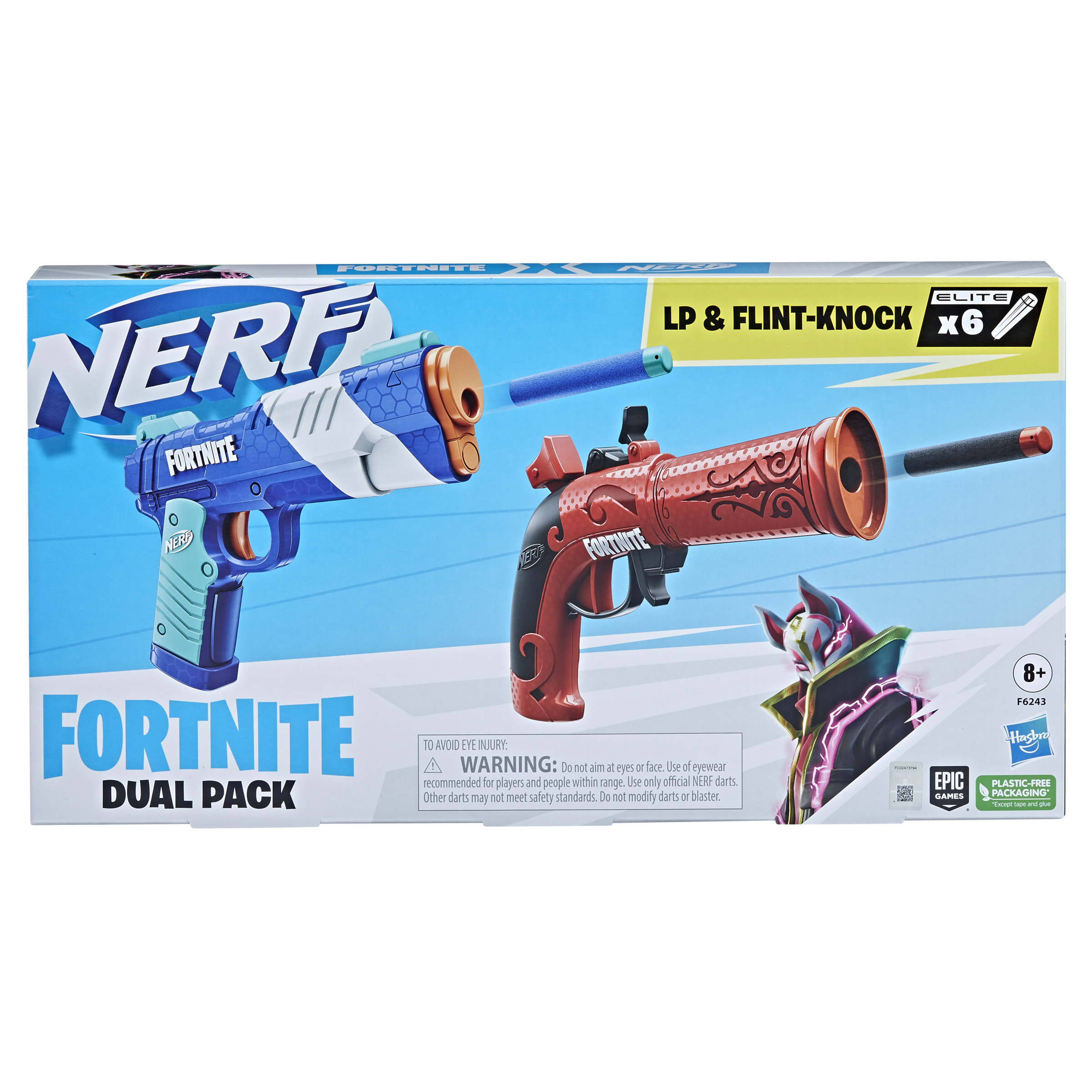 Set Doble Nerf Fortnite - Nerf Fortnite Dual Pack - Nerf  MKP