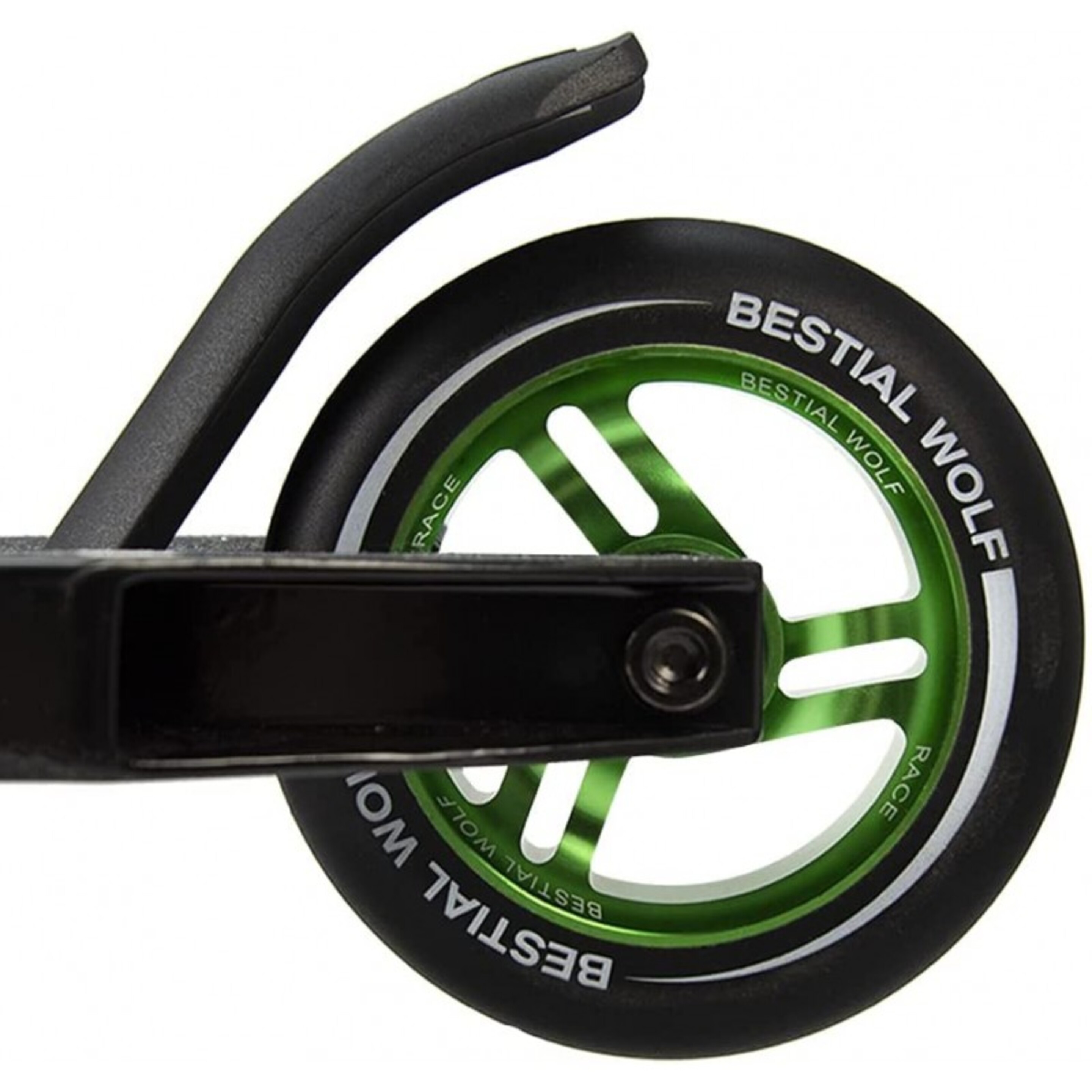 Bestial Wolf Race Wheel Core Black 100mm - Verde - Recambio Ruedas Scooter  MKP