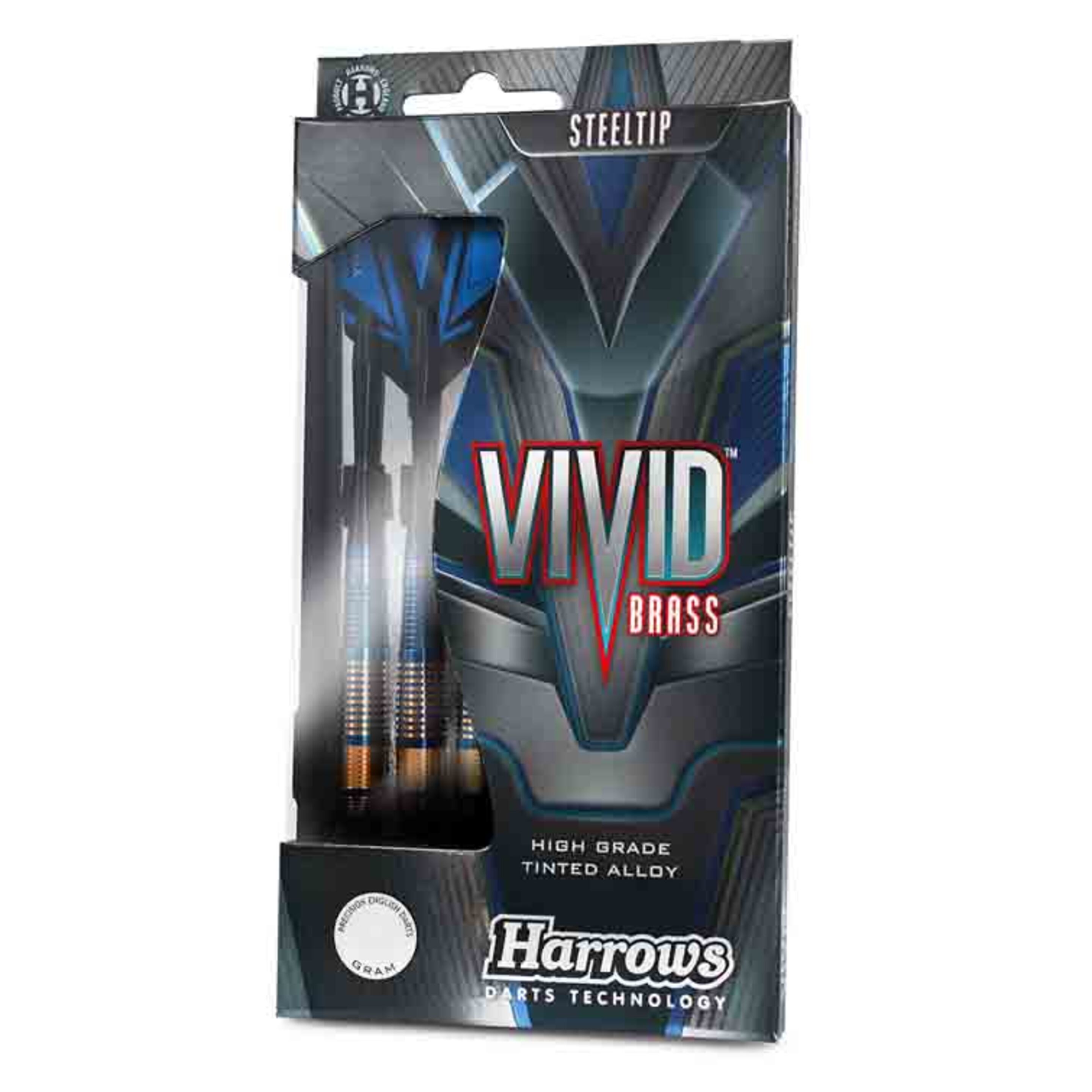 Dardos Harrows Darts Vivid Brass Black 23gr - Negro - Dardos Harrows Darts Vivid Brass Bl  MKP