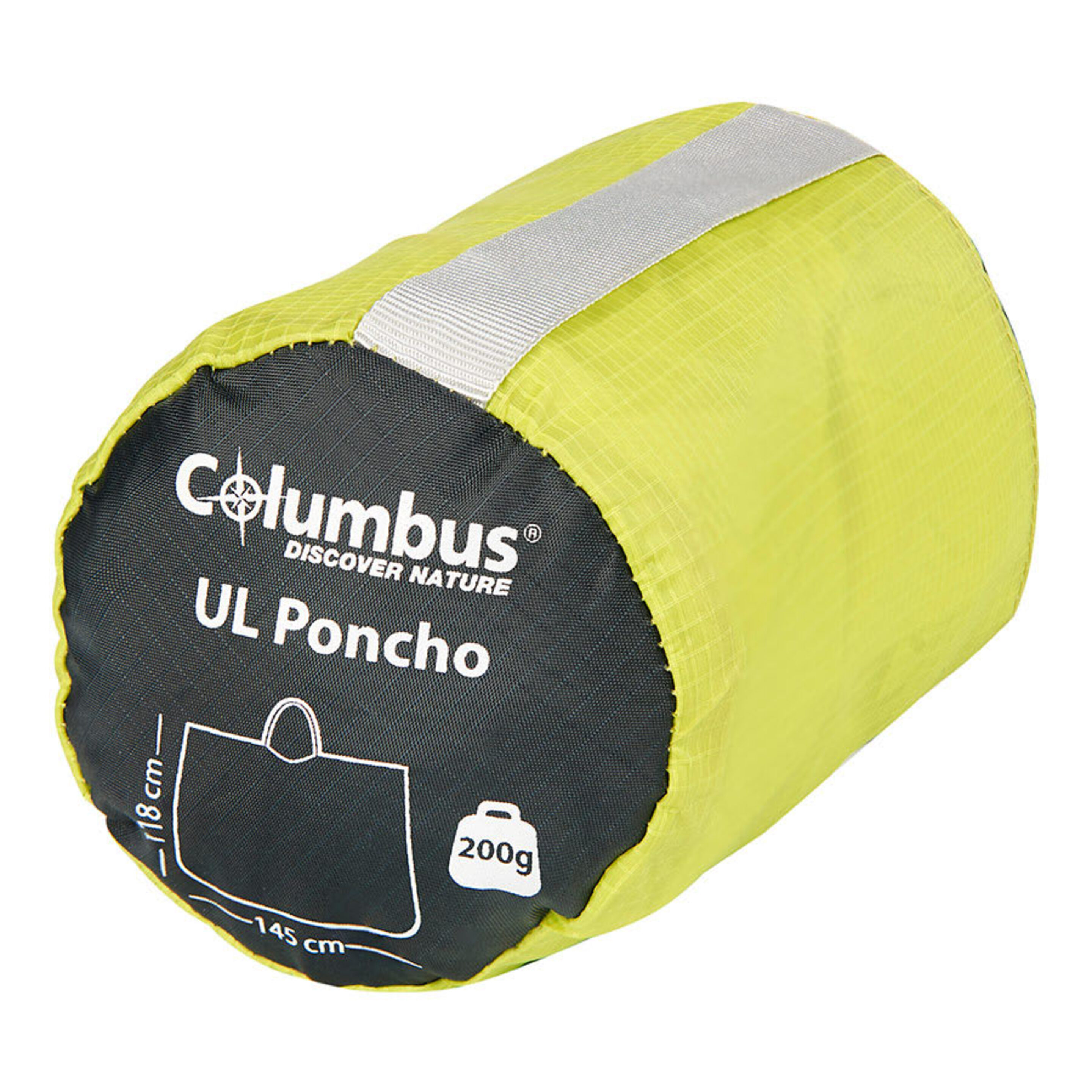 Poncho Ultralight 15d Columbus - Amarillo/Negro  MKP
