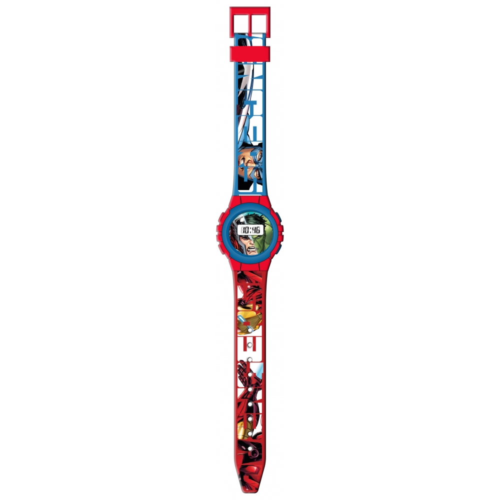 Avengers Reloj Digital 22 Cm - azul-rojo - 