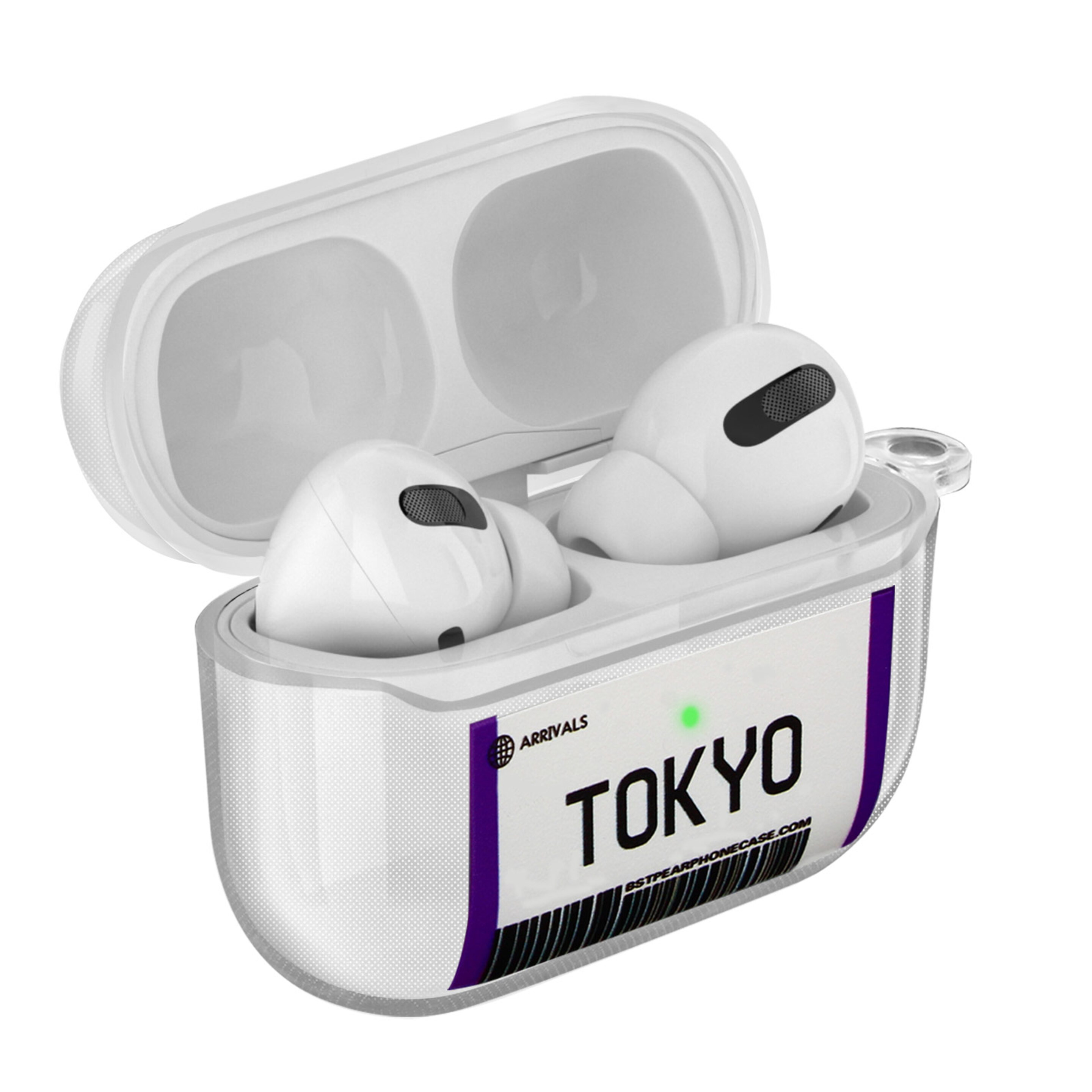 Funda Protectora De Silicona Para Airpods Pro Diseño Tokio