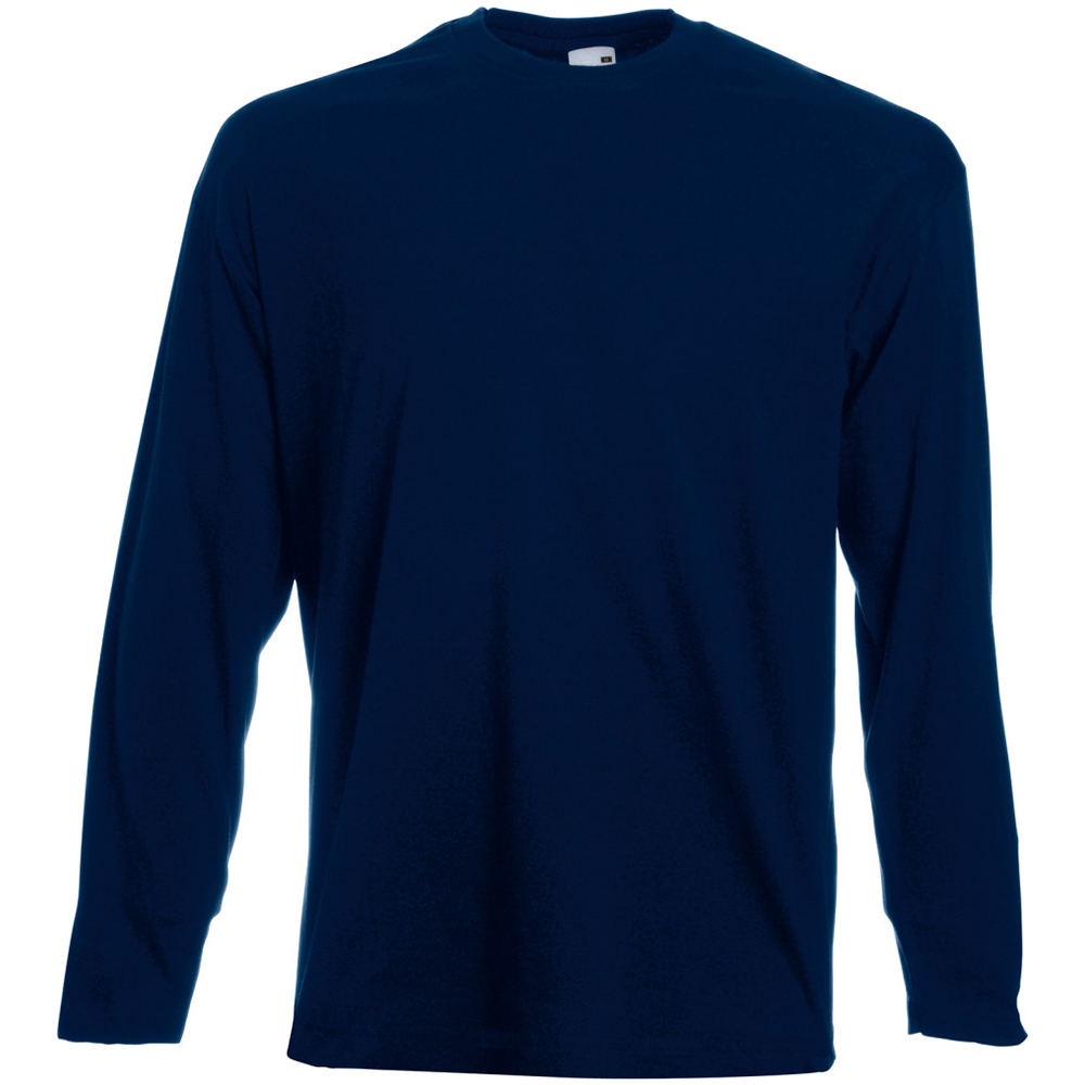 Camiseta Casual De Manga Larga Universal Textiles - azul-marino - 