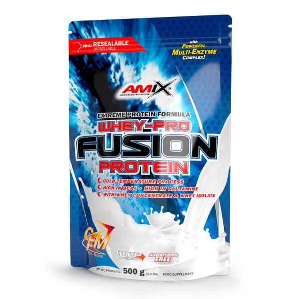 Proteina Whey Pro Fusion Protein - 500g De Amix Nutrition Sabor Vainilla