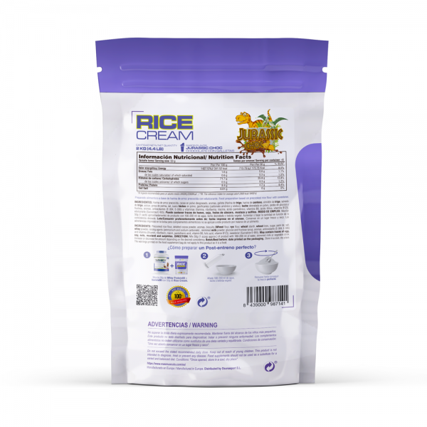 Rice Cream (crema De Arroz Precocida) - 2kg De Mm Supplements Sabor Jurassic Choc  MKP