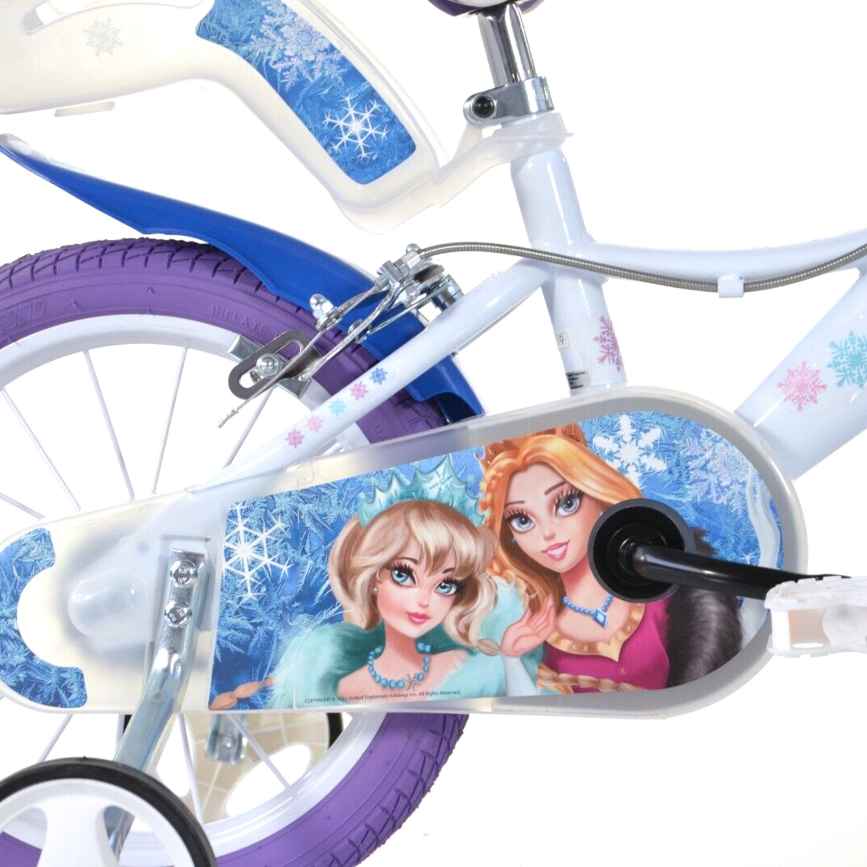 Bicicleta De Menina 14 Polegadas Snow Queen 4-6 Anos