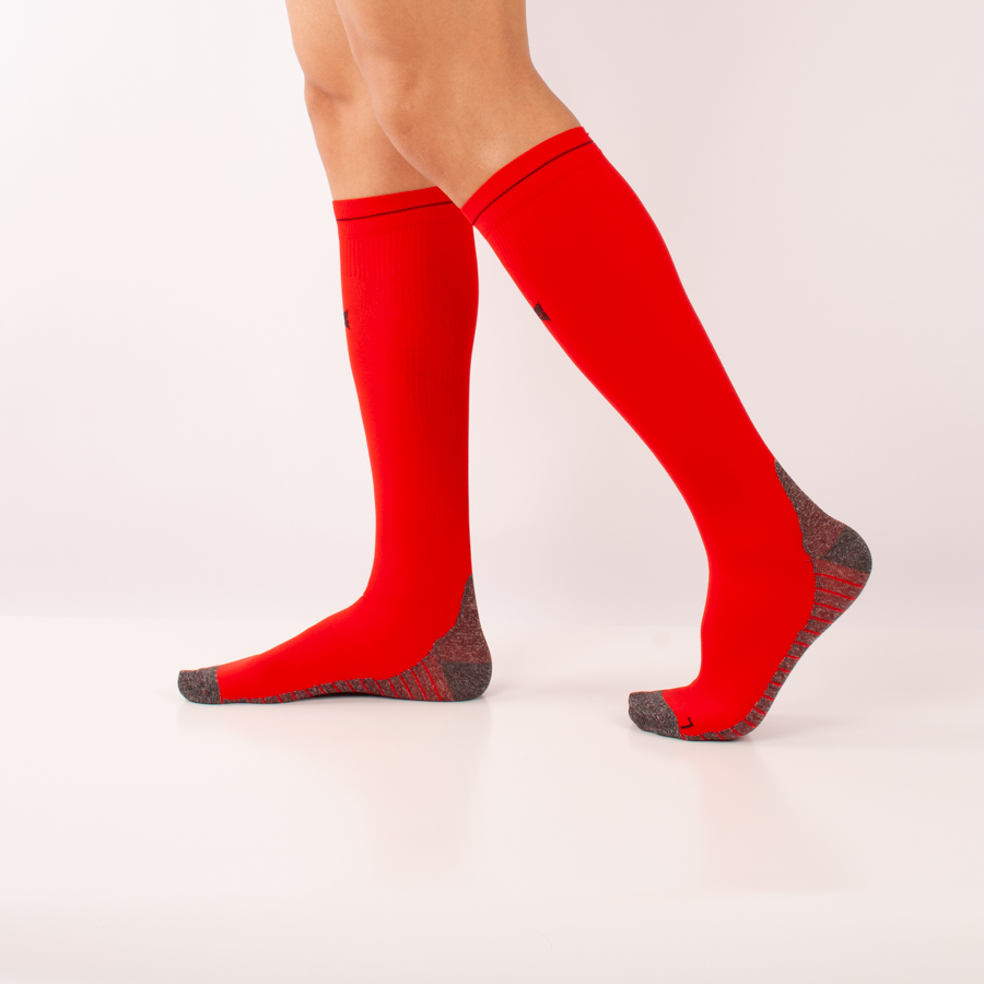 Paquete 2 Pares De Calcetines Xtreme Sockswear De Compresión Gradual Deportiva - rojo - 
