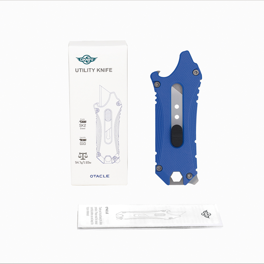 Cutter Otacle 5-en-1 Olight - Azul - Cuchillo Utilitario Edc Compacto  MKP