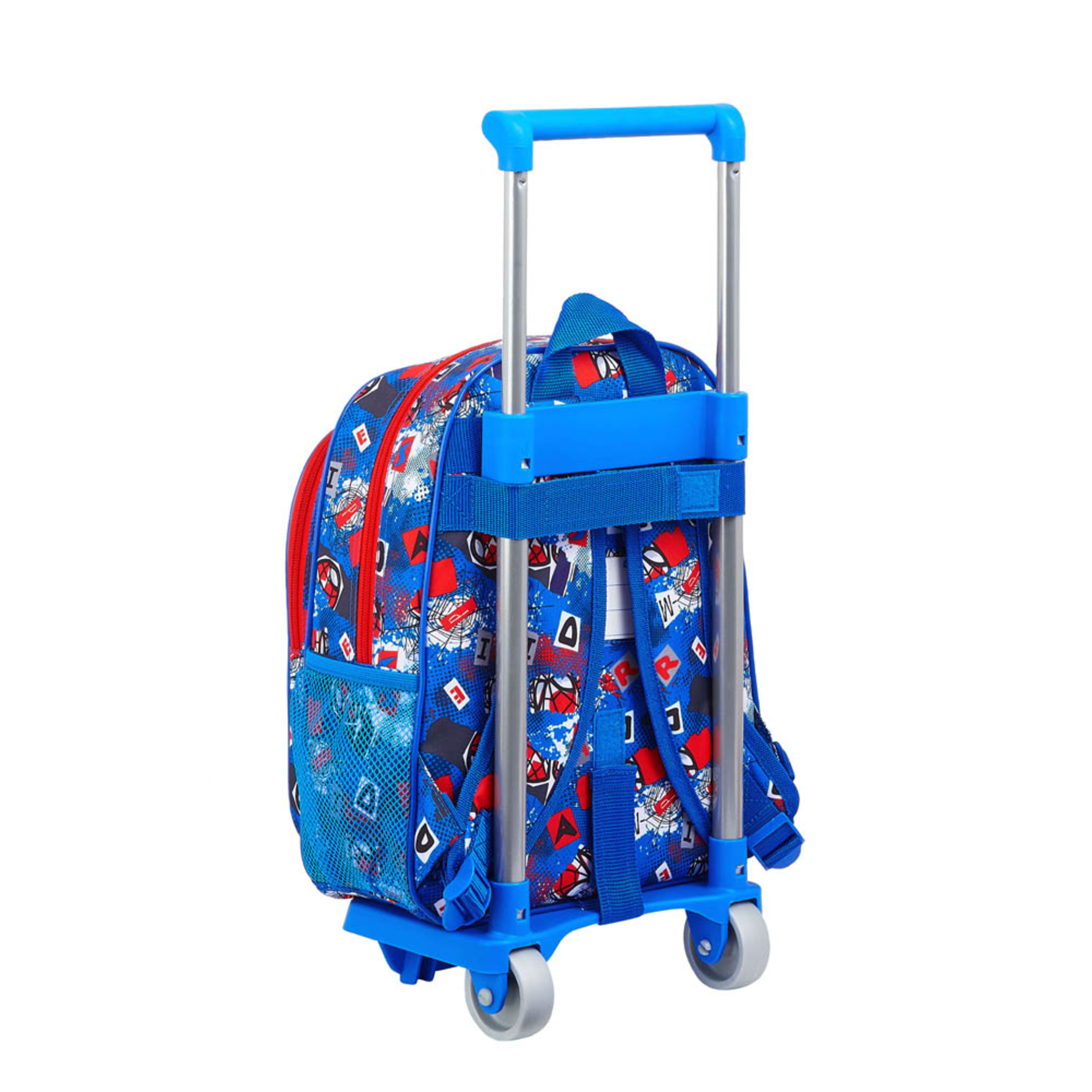 Mochila Spiderman Infantil Pequeña Con Carro