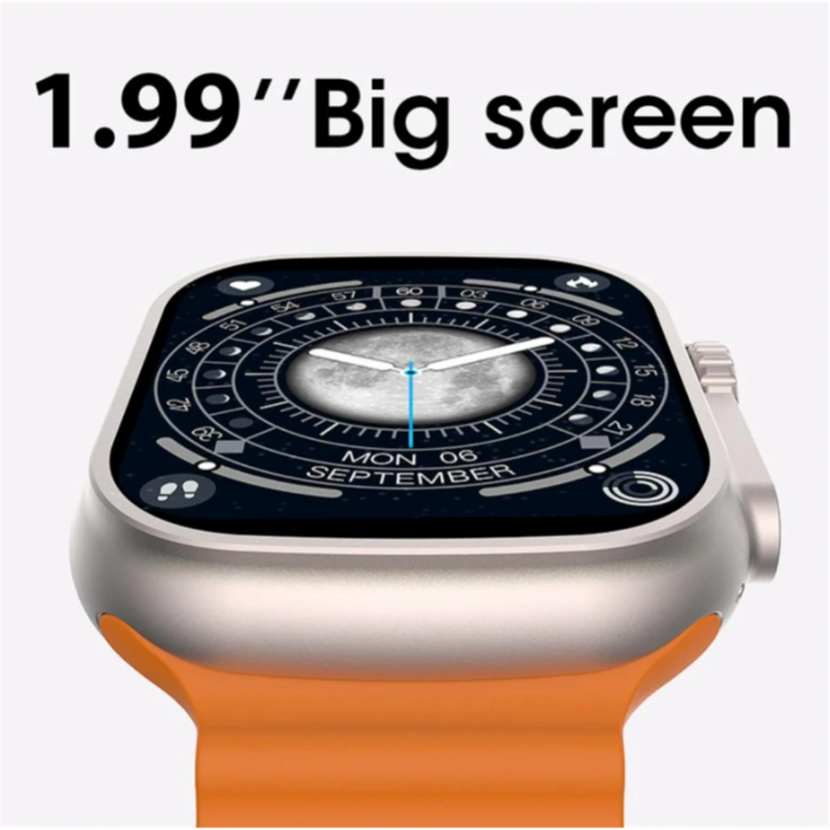 Reloj Inteligente Smartwatch Smartek Sw-kd99 Ultra 49mm Bluetooth, Llamadas, Carga Inalámbrica  MKP