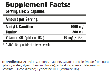 L-carnitine Aminoácido Amix 120 Cápsulas