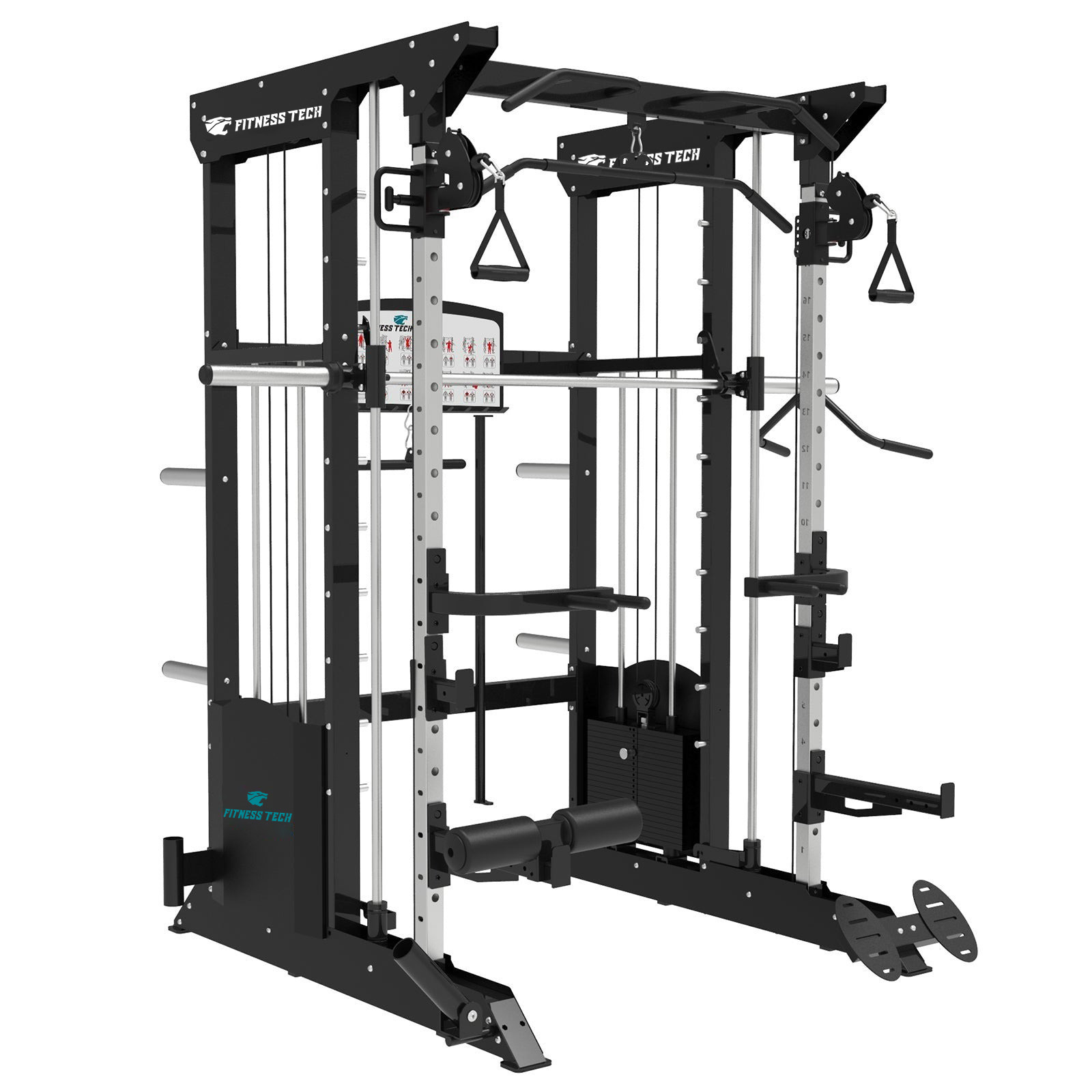 Smith Machine Multipower Fitness Tech F20 Evolution - negro-gris - 